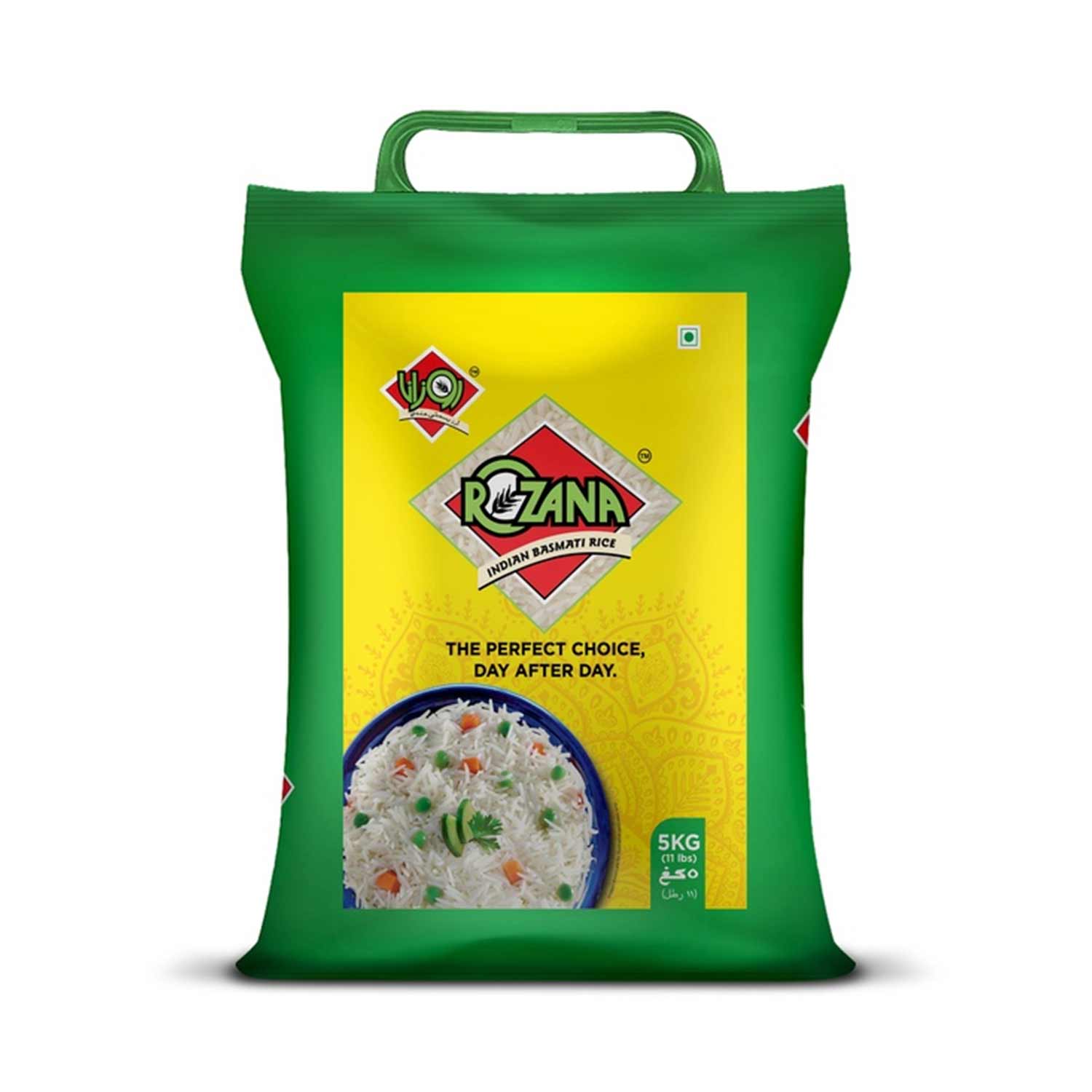 Rozana Basmati Rice 5kg | Family Food Center - Qatar