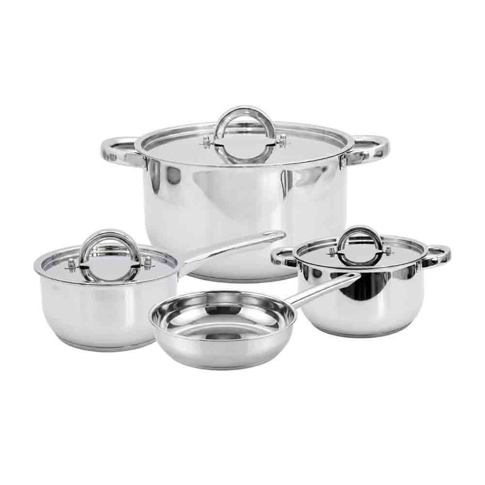 Kitchen Ware 201 Stainless Steel 16/20/24cm 7pcs Set Ny2510