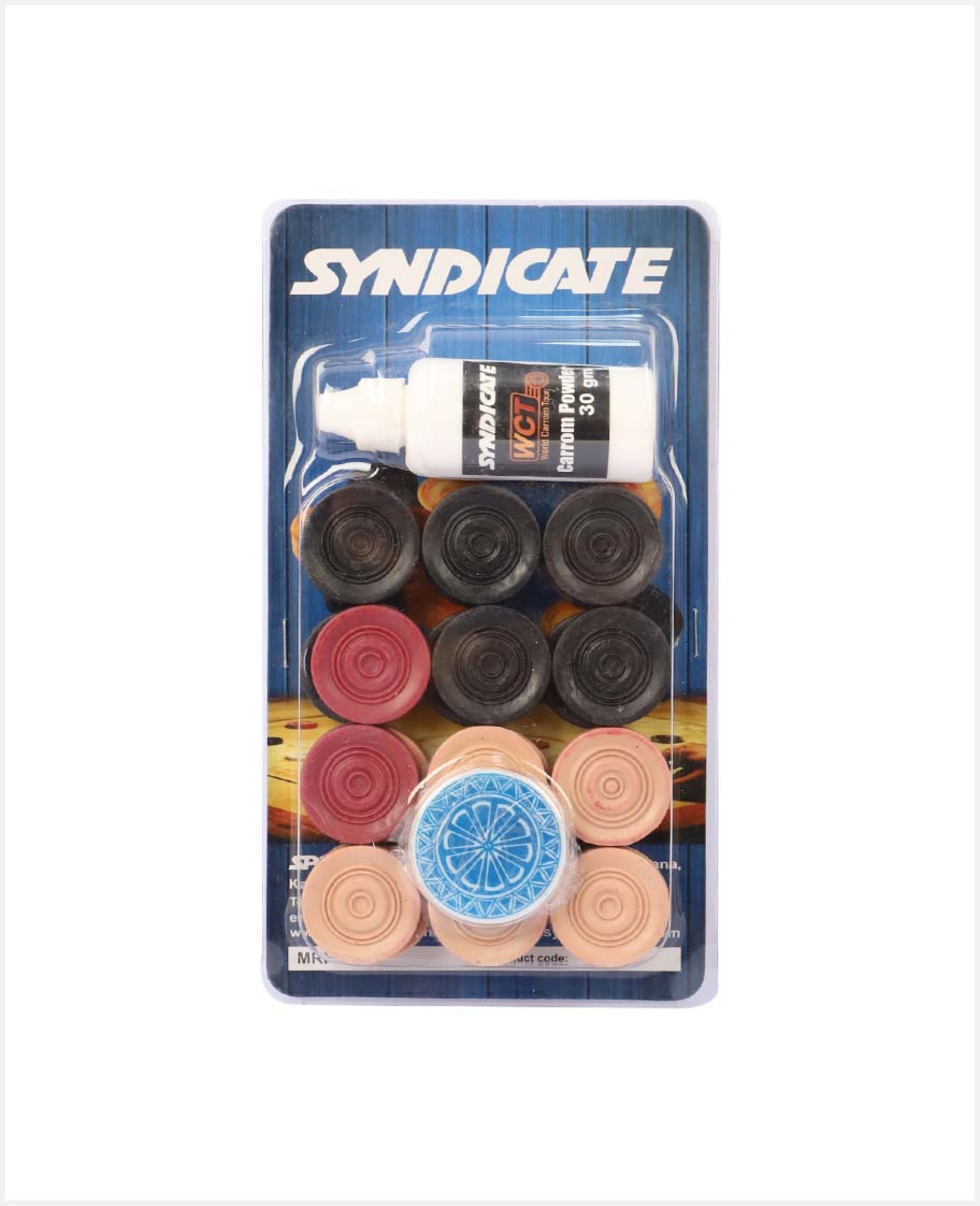 Syndicate Carrom Accessories Set with Powder
