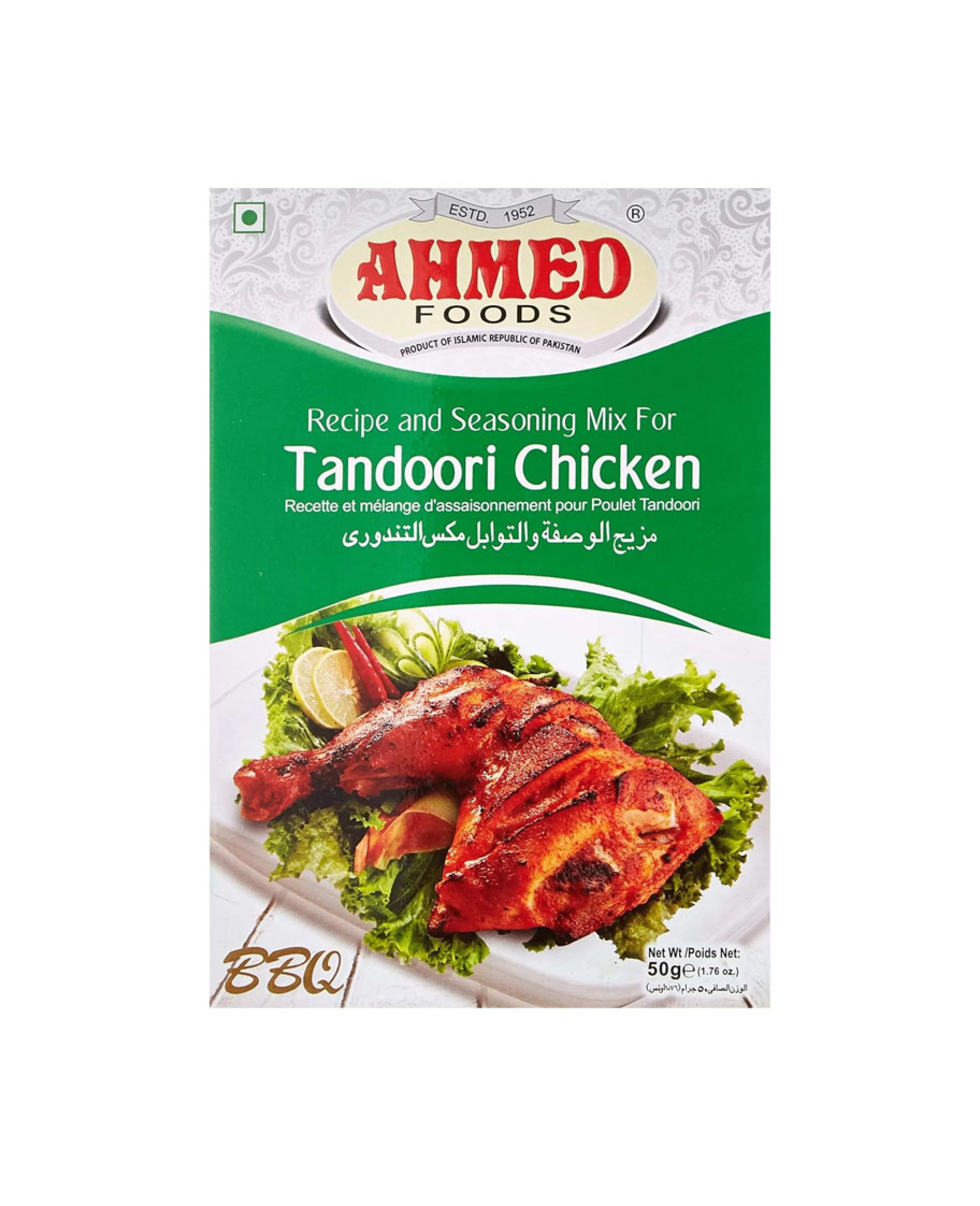 Ahmed Tandoori Masala with Seasoning Mix 50gm