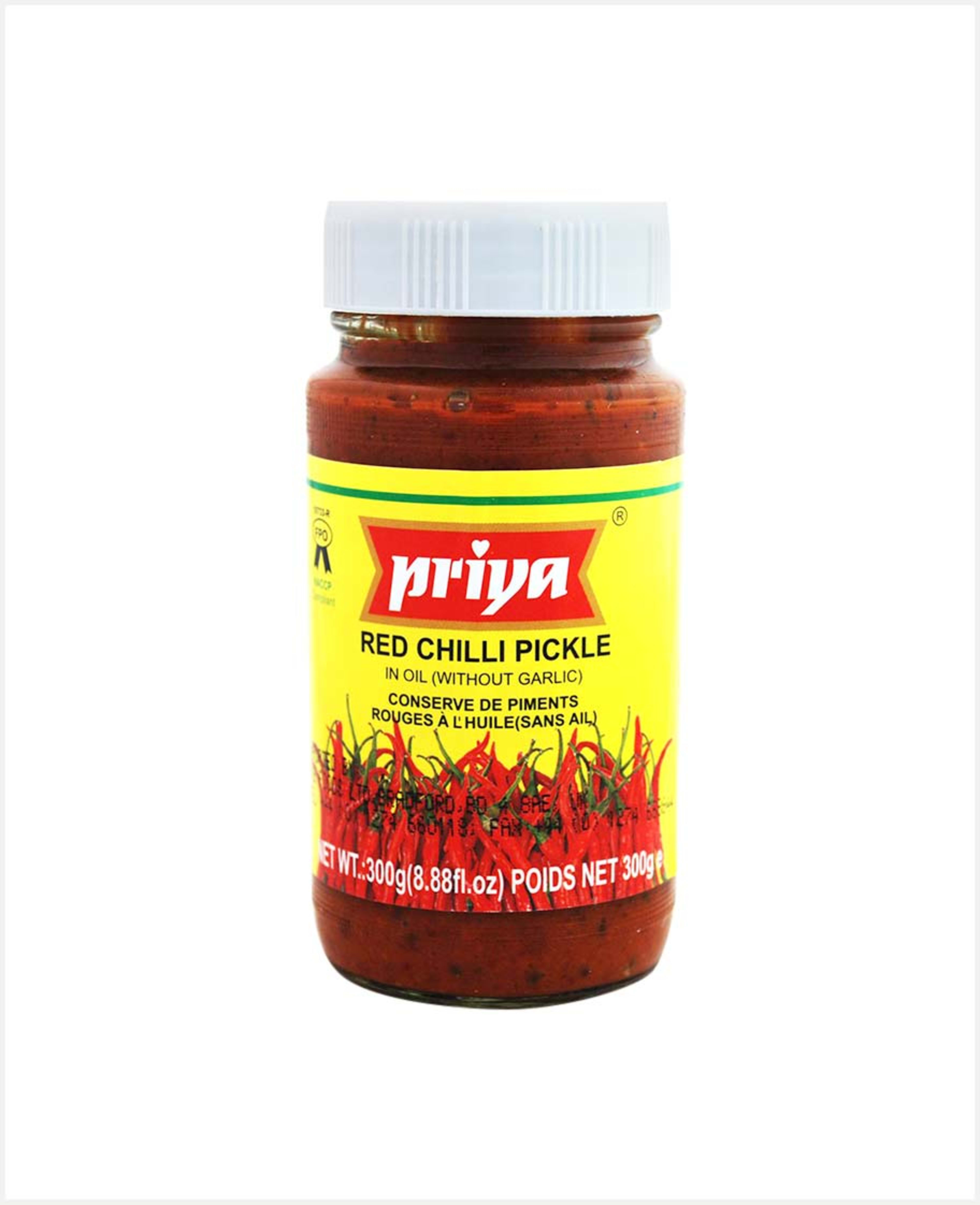 Priya Red Chillies Pickle in Oil 300gm
