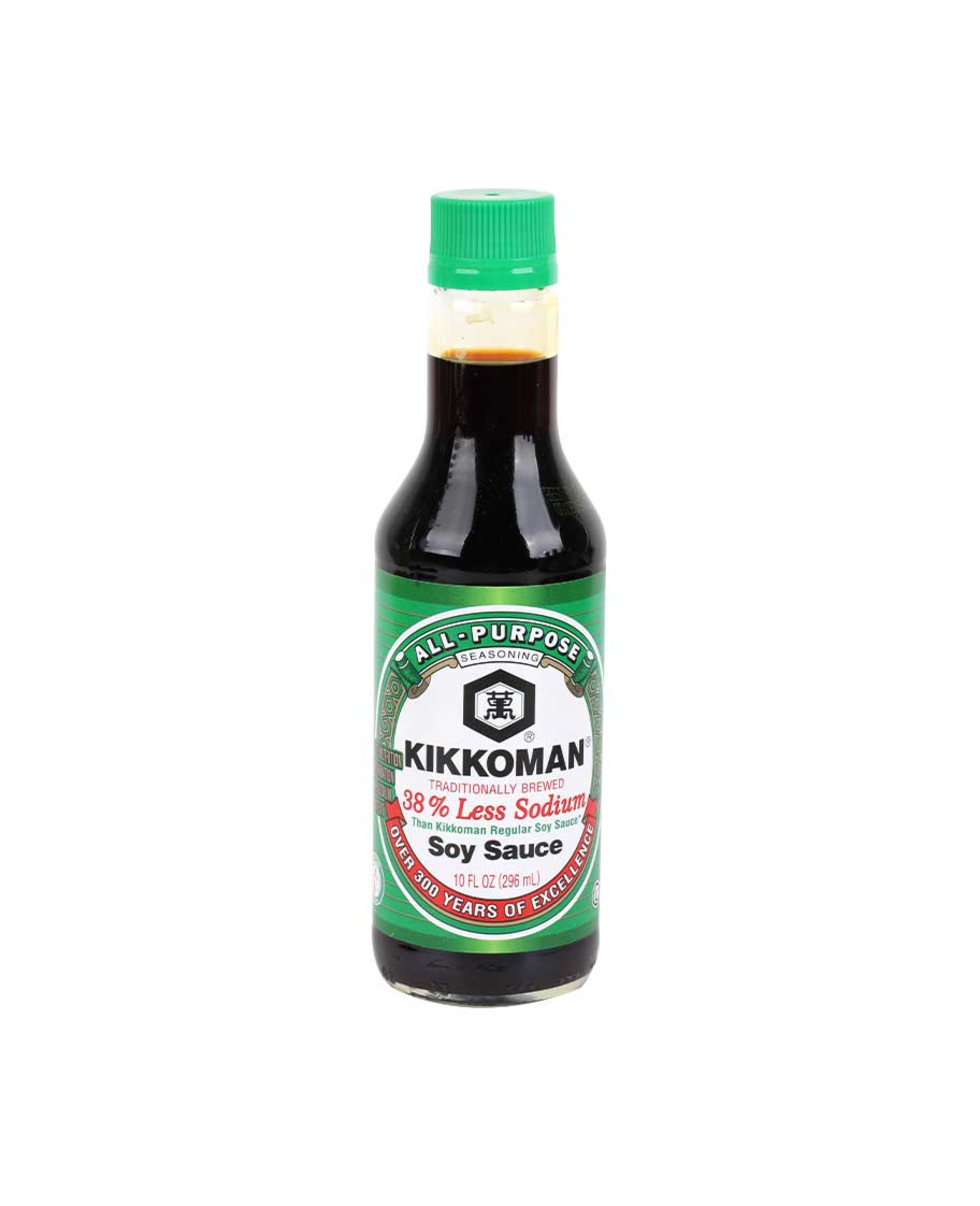 Kikkoman 38% Less Sodium Soy Sauce 296ml - image 2