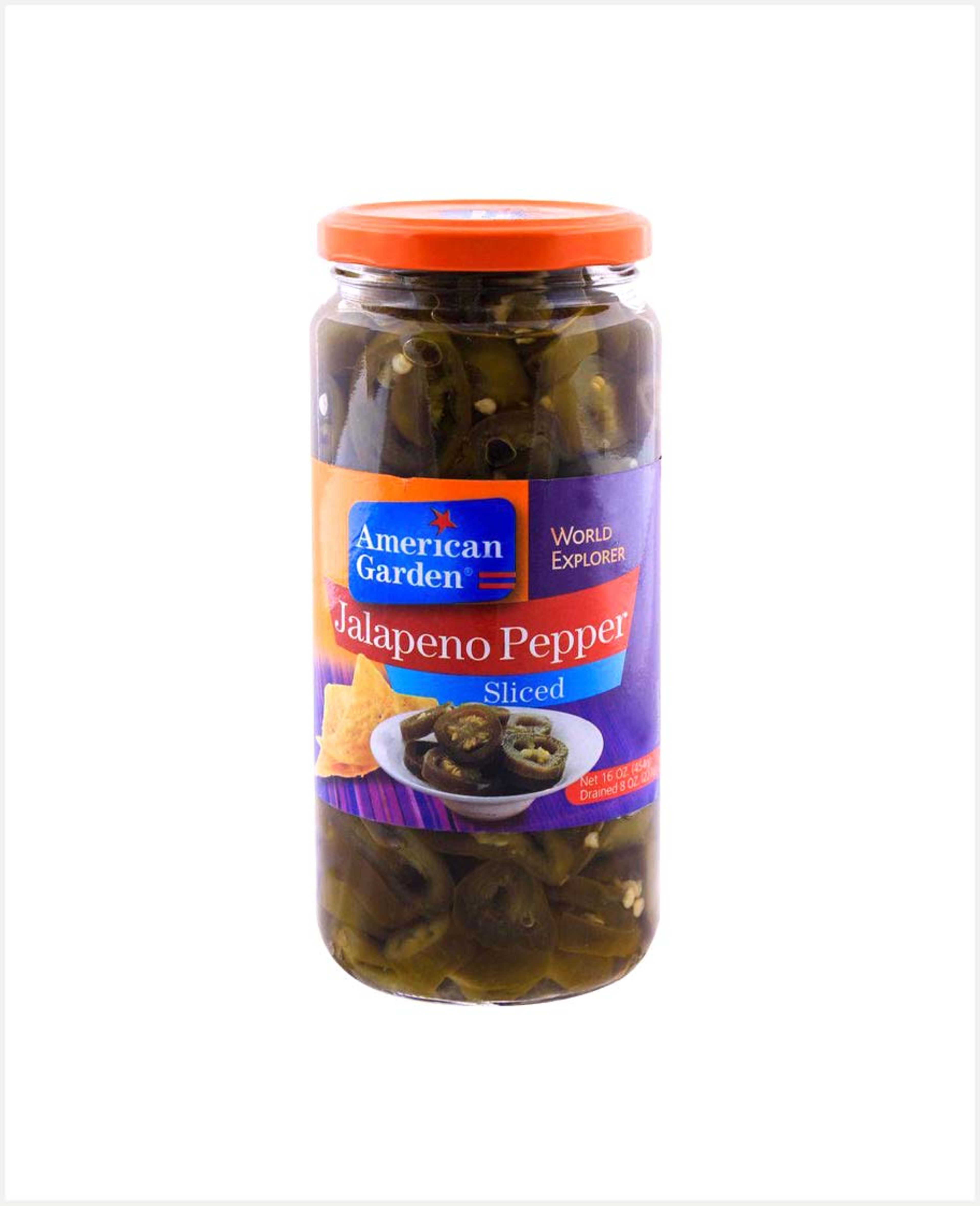 American Garden Sliced Jalapeno Peppers 16oz/454gm