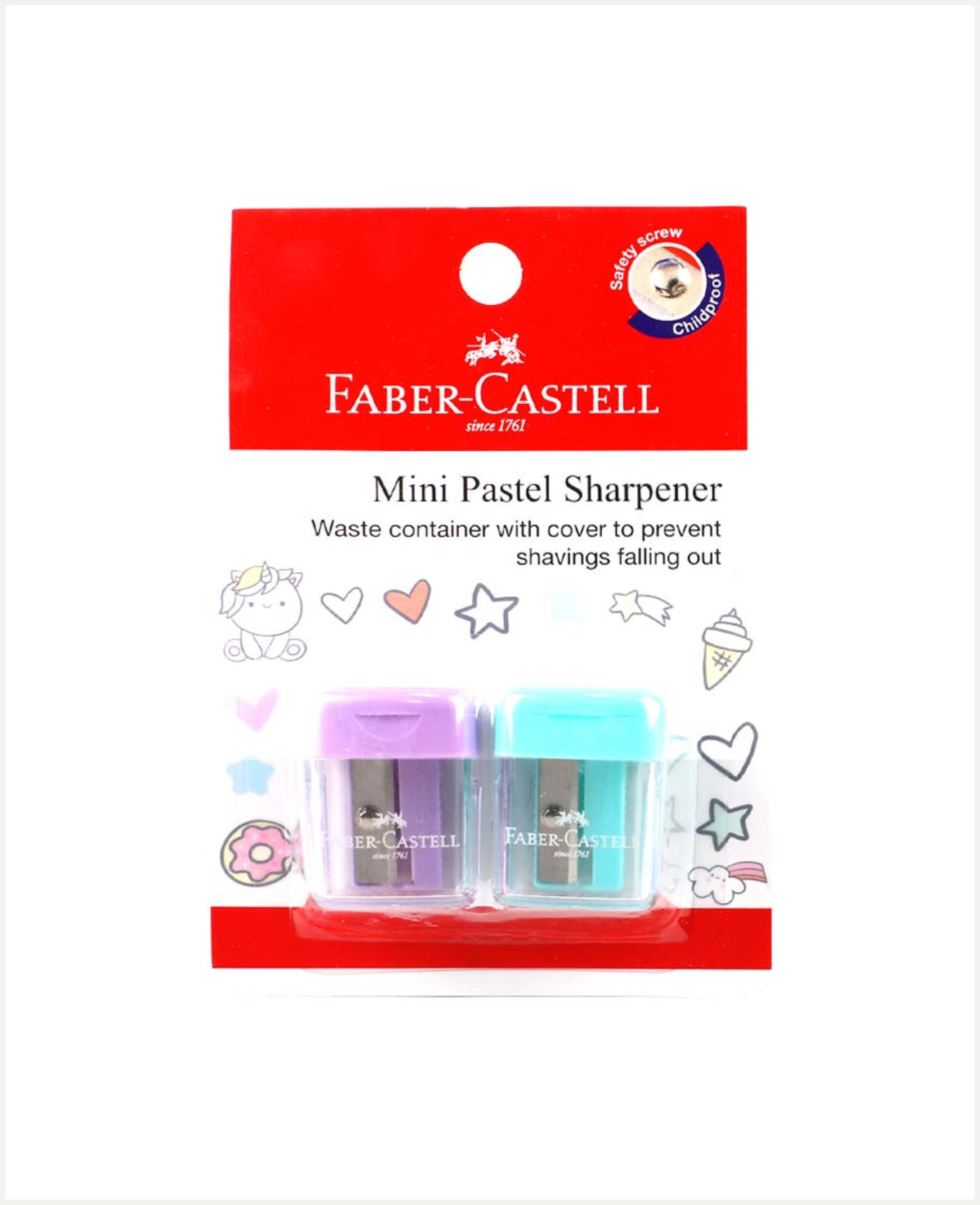 Faber-castell Mini Pastel Sharpener 2pcs Fcc584601
