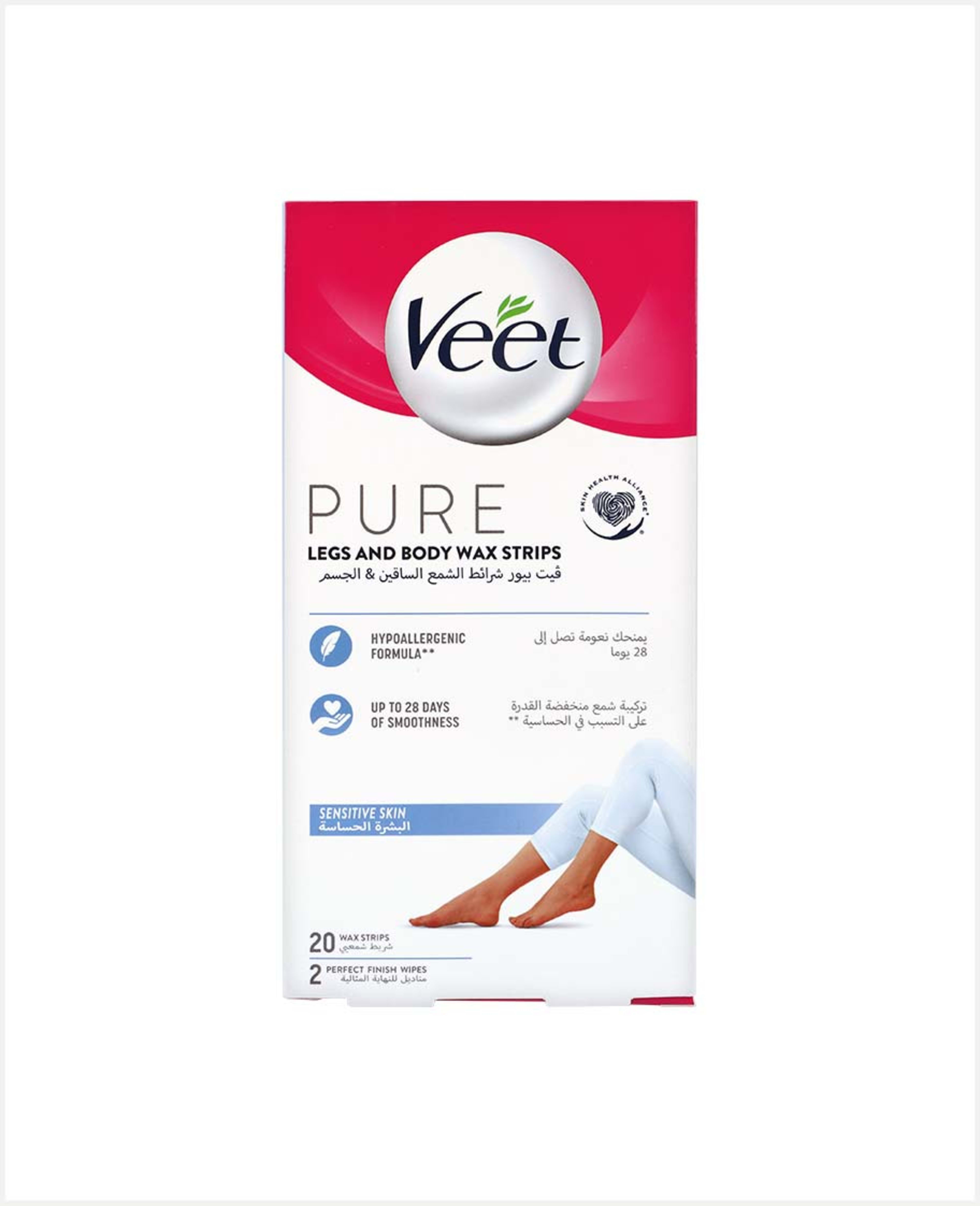 Veet Pure Legs and Body Wax Strips 20pcs - image 2