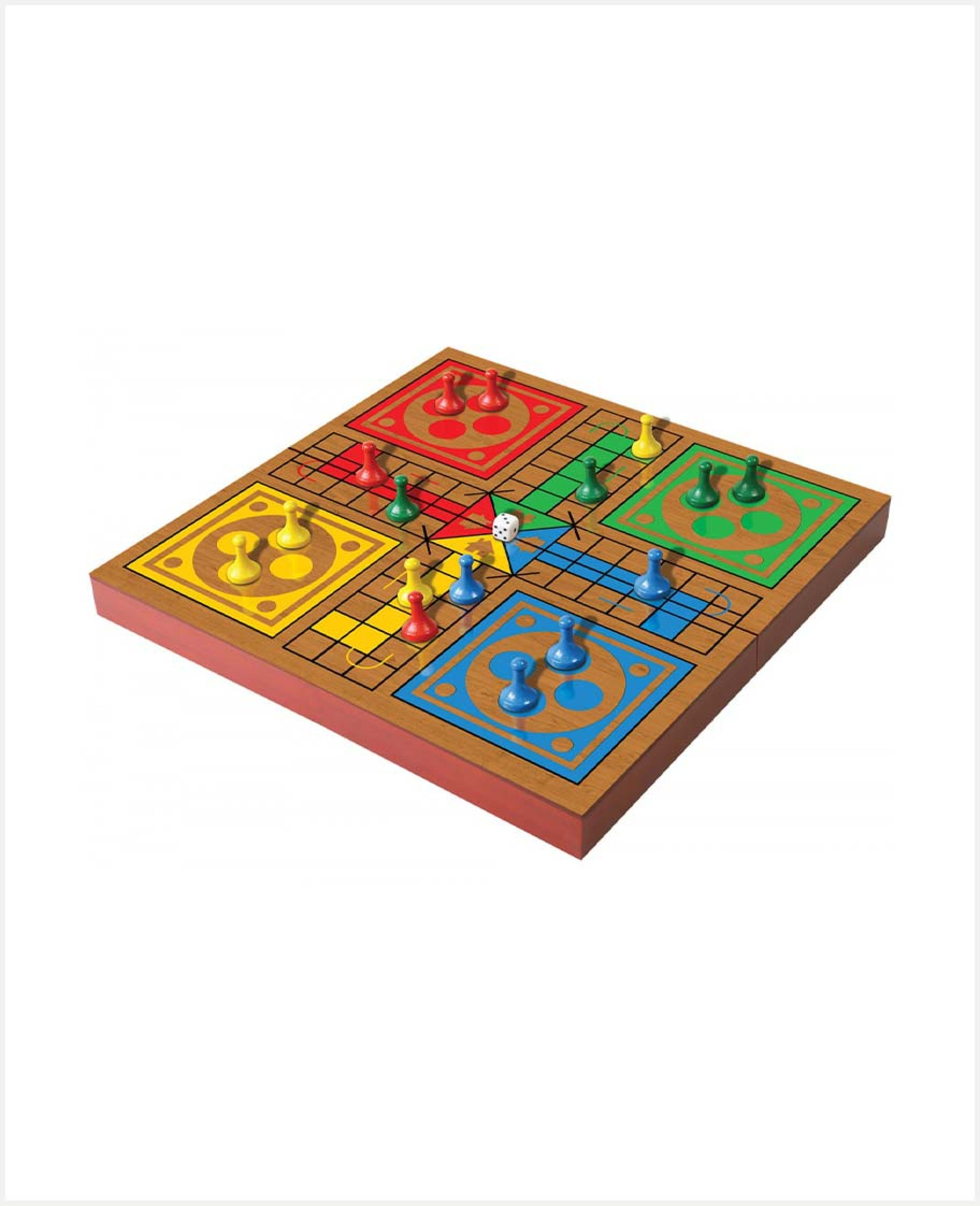 Ambassador Folding Wood Ludo Set Tg1902 - image 2