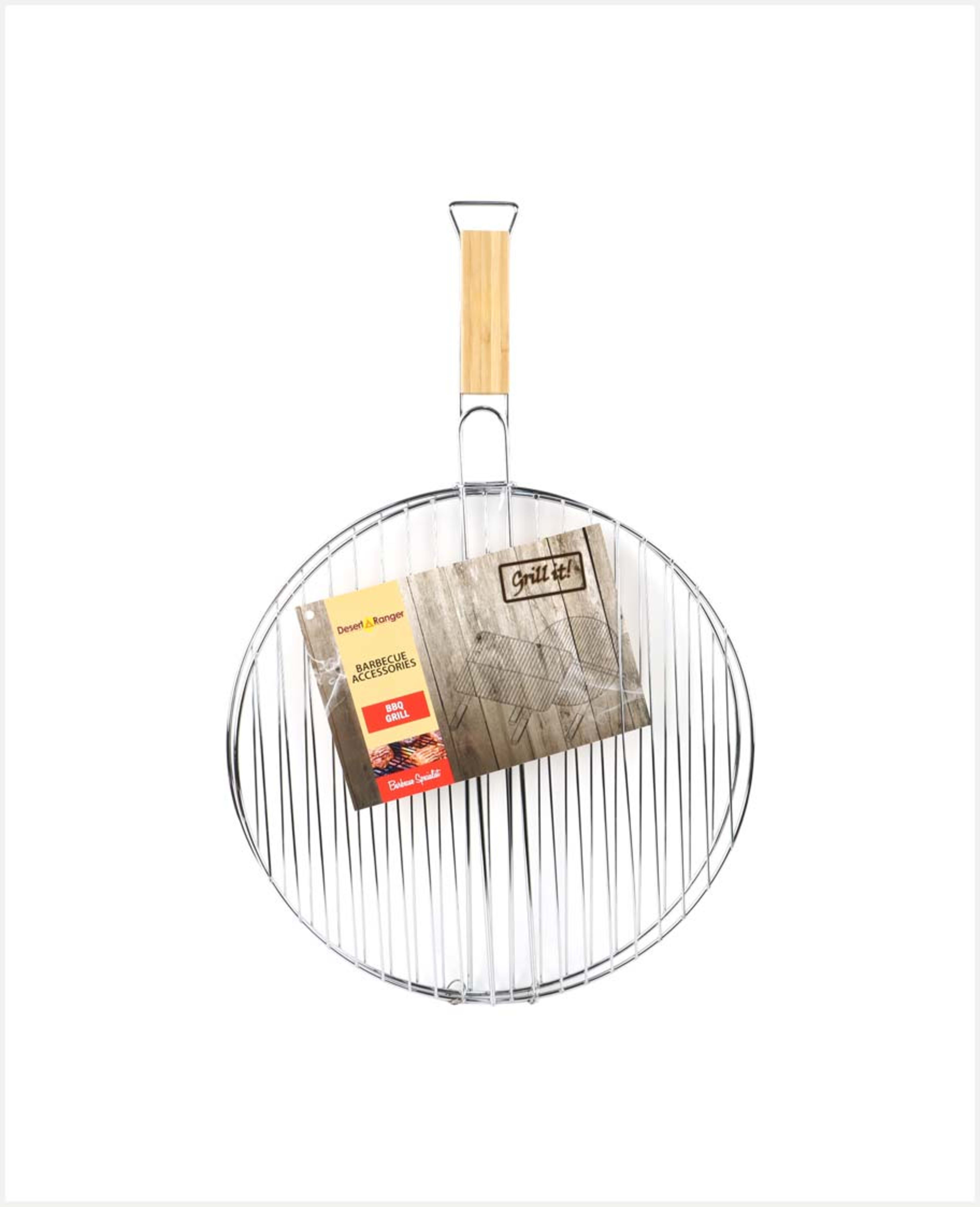 Desert Ranger Double Round Grid W/ Wood Handle Dr-a450214-21