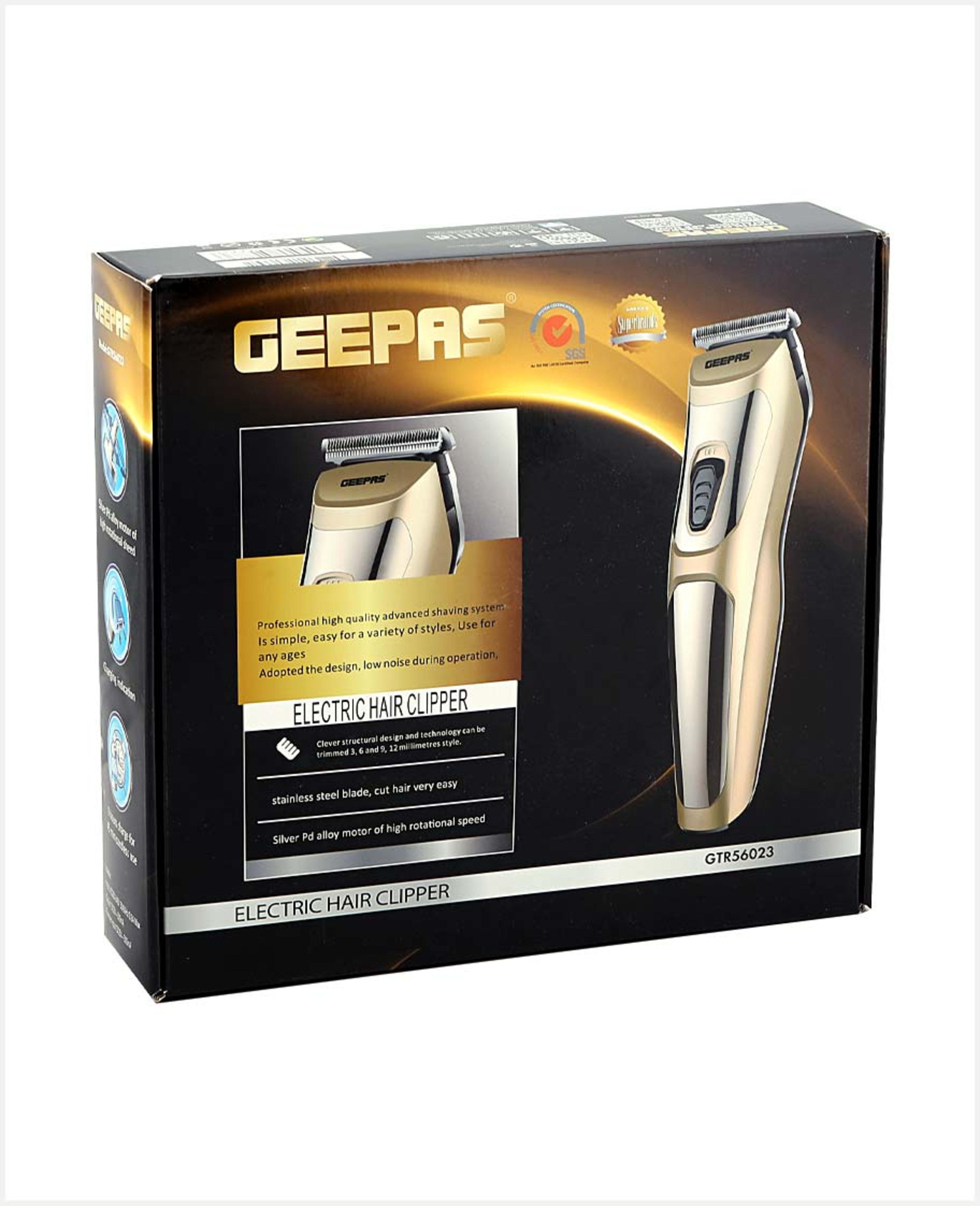 Geepas Electric Hair Clipper Gtr56023