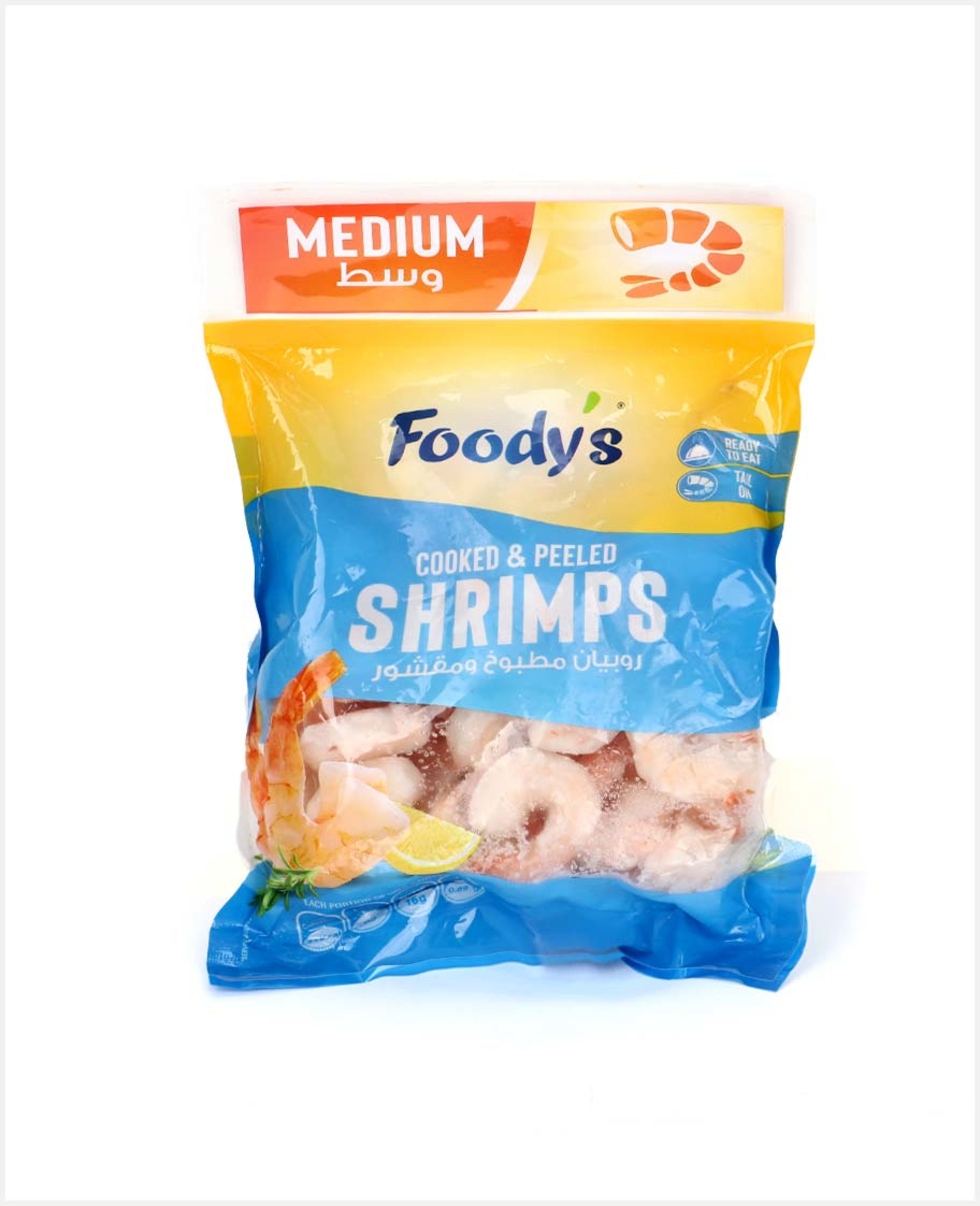 Foody's Cooked and Peeled Shrimps Medium 400gm