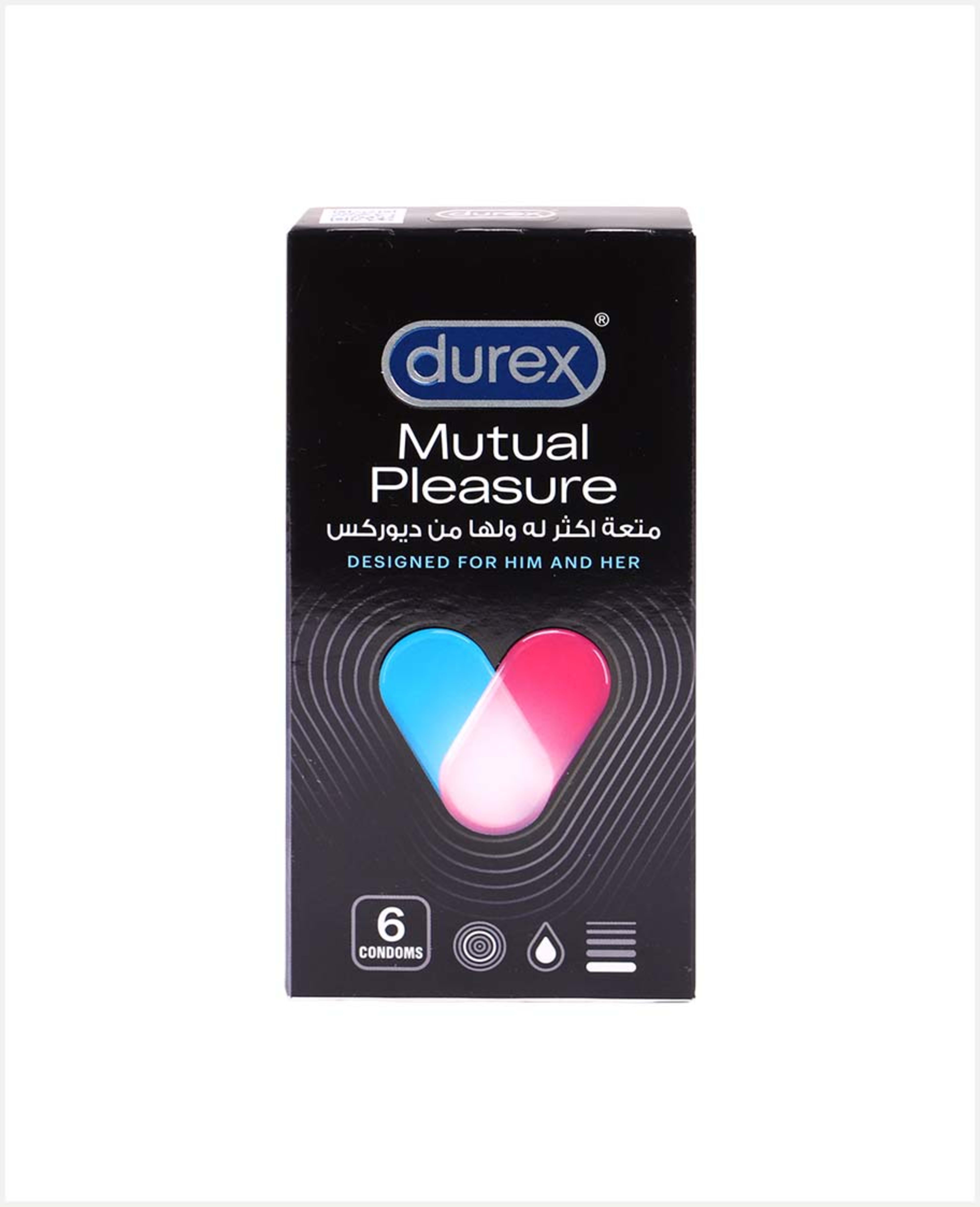 Durex Mutual Pleasure Condoms 6pcs