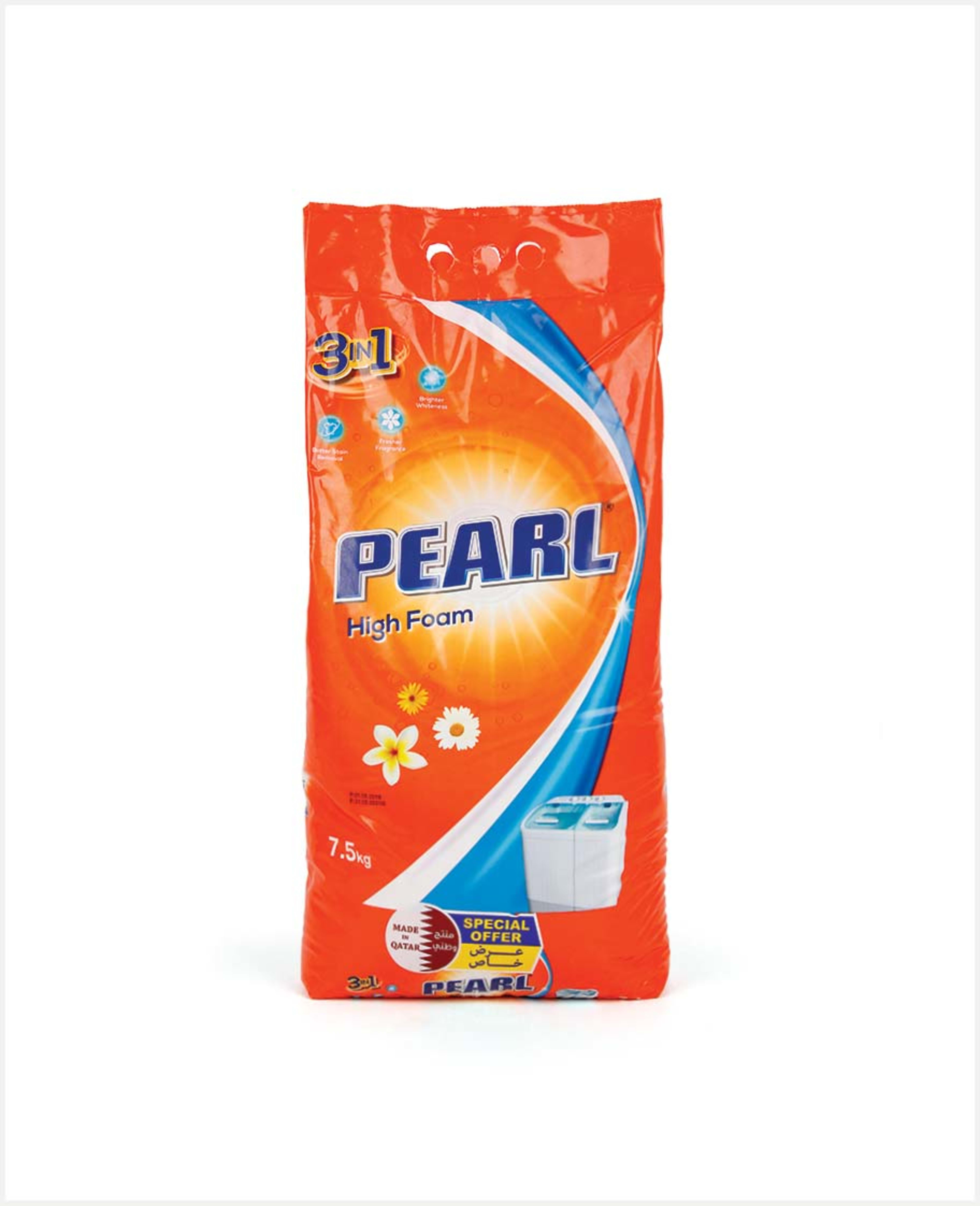 Pearl High Foam Detergent 7.5kg Sp.offer
