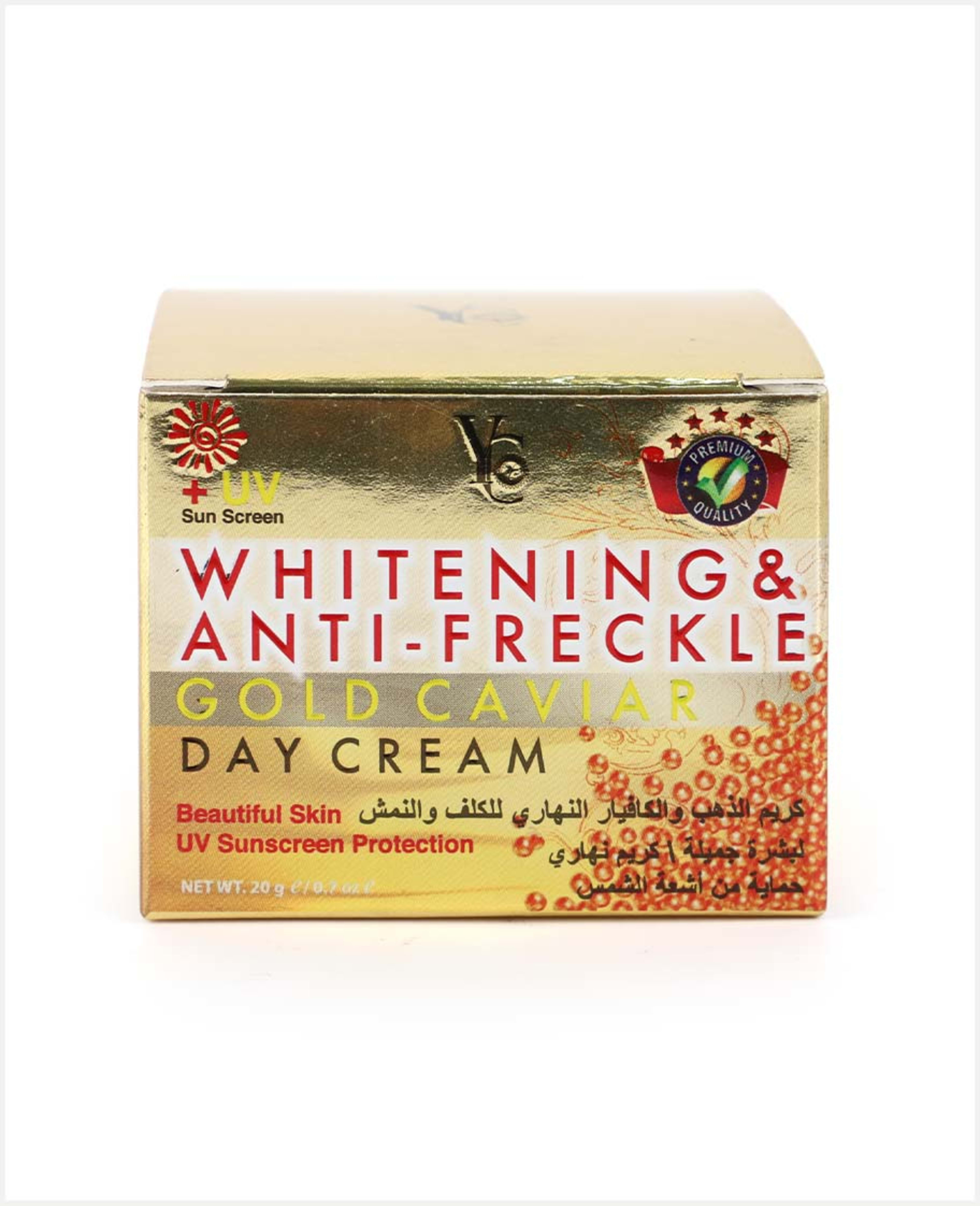 Yc Whitening and Anti-freckle Gold Caviar Day Cream 20gm - image 2