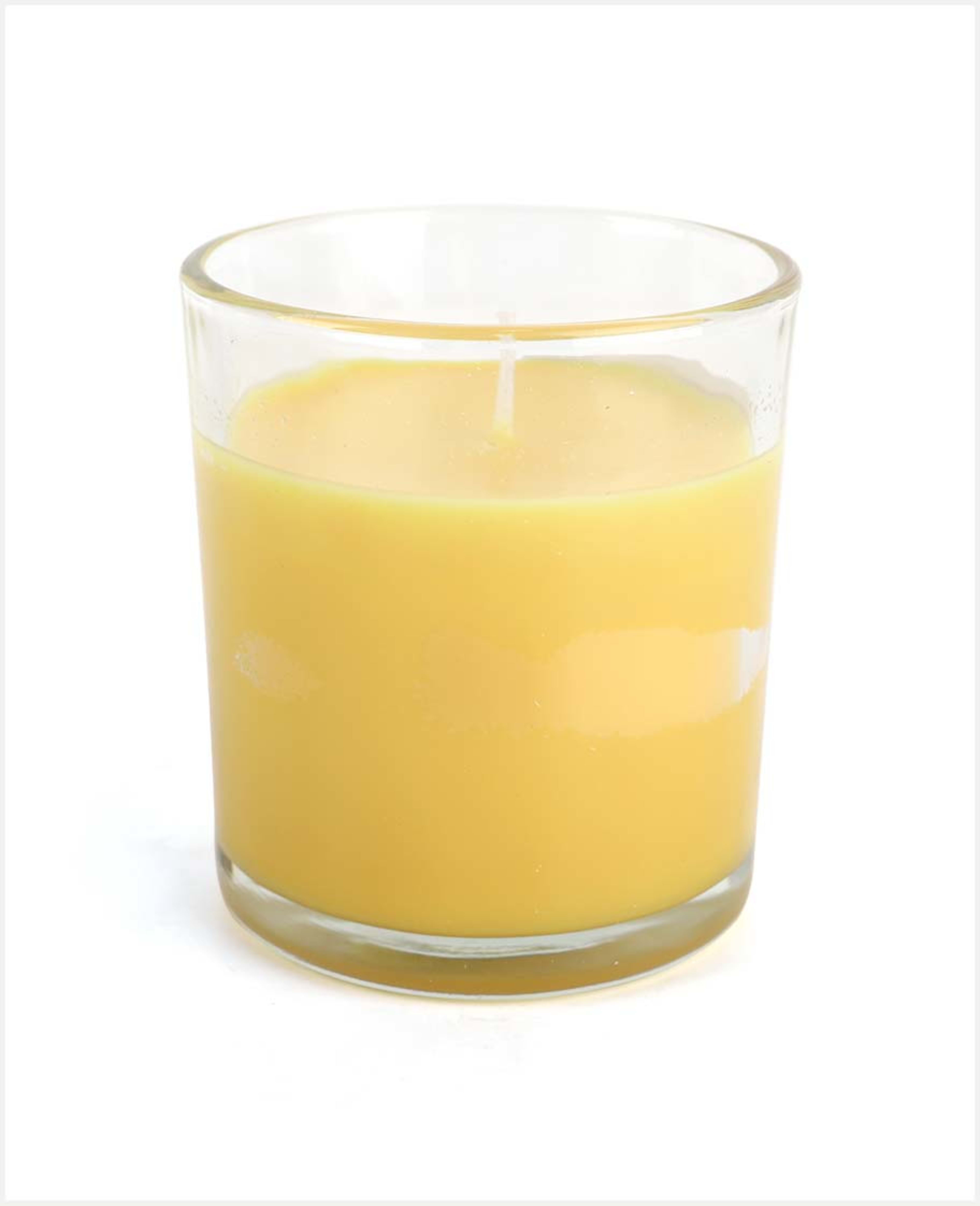 Luxury Living Scented Candle Yellow Cd1653 - image 2