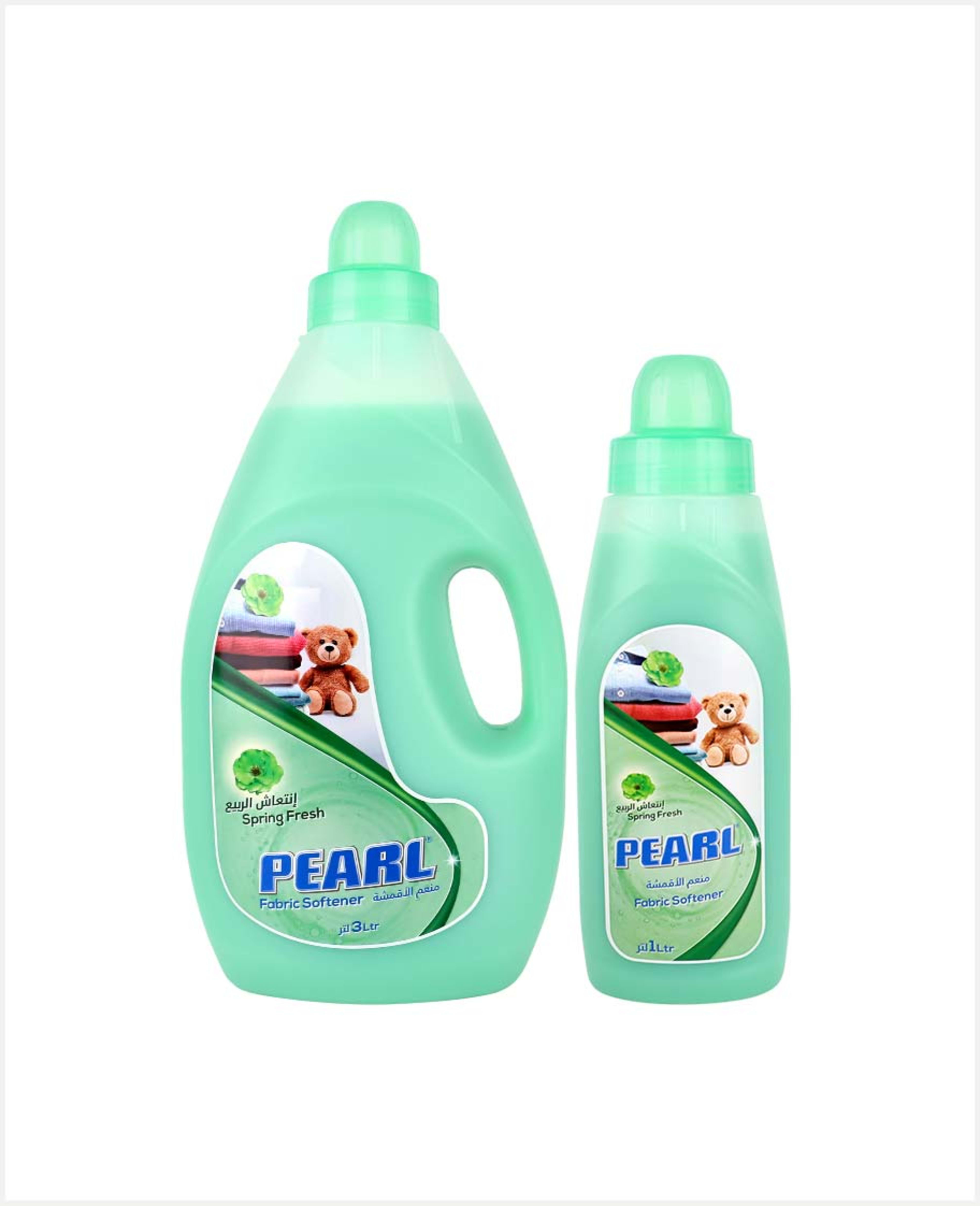 Pearl Fabric Softener Spring Fresh Green 3ltr+1ltr