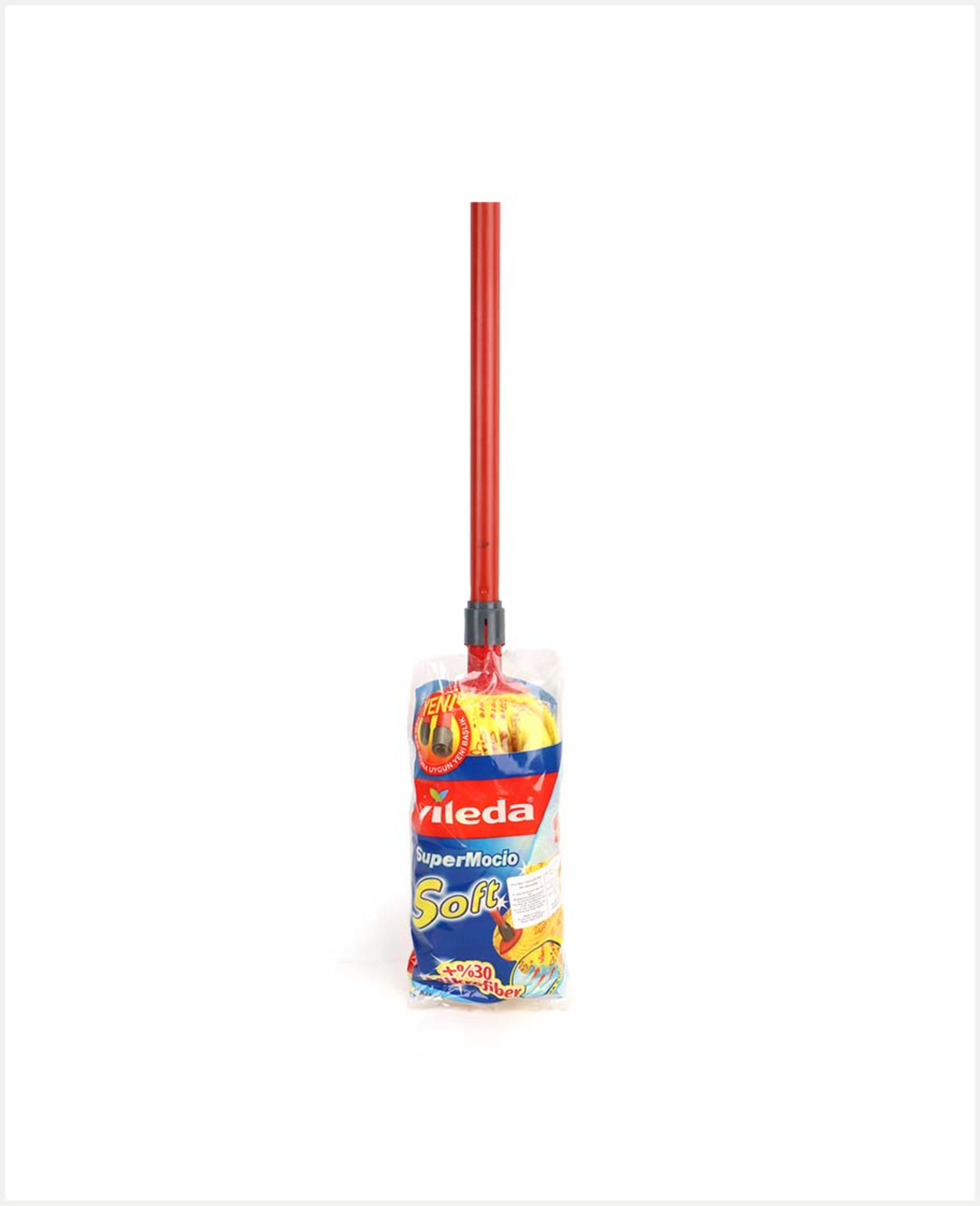 Vileda Supermocio Soft+30% Mikrofiber Mop with Handle
