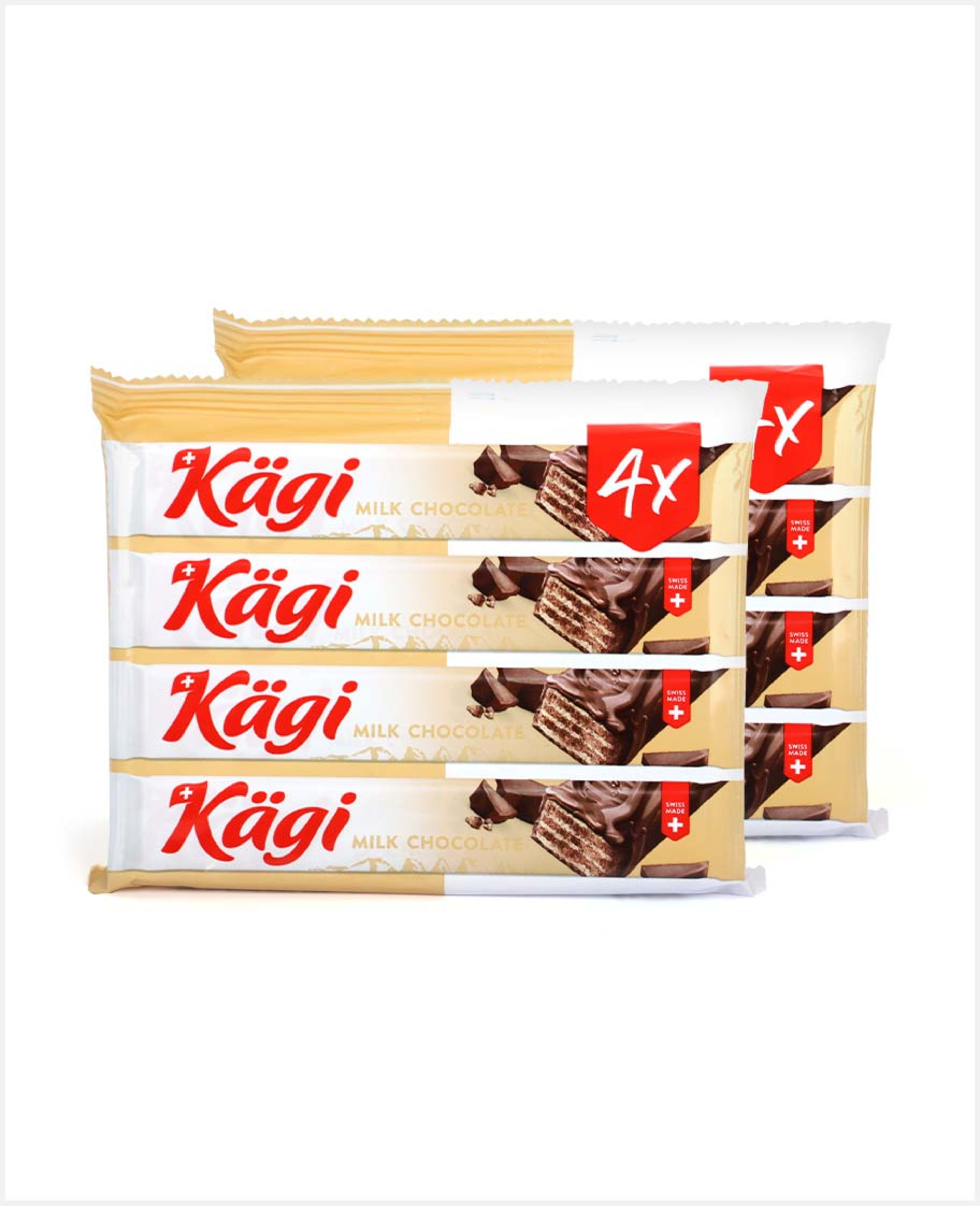Kagi Classic Swiss Chocolate Wafer (4x25gm) 2x100gm