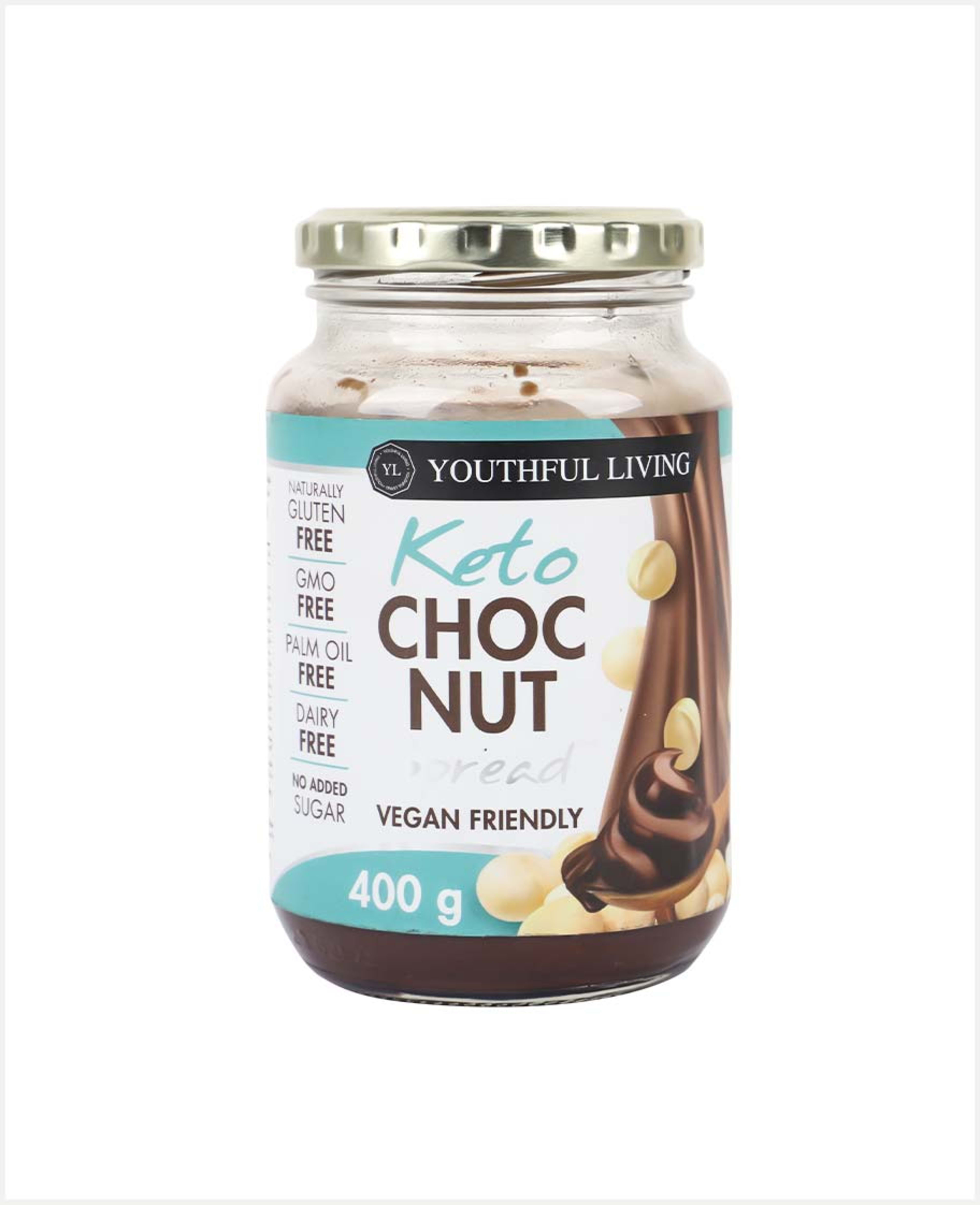 Youthful Living Keto Choc Nut Spread 400gm - image 2