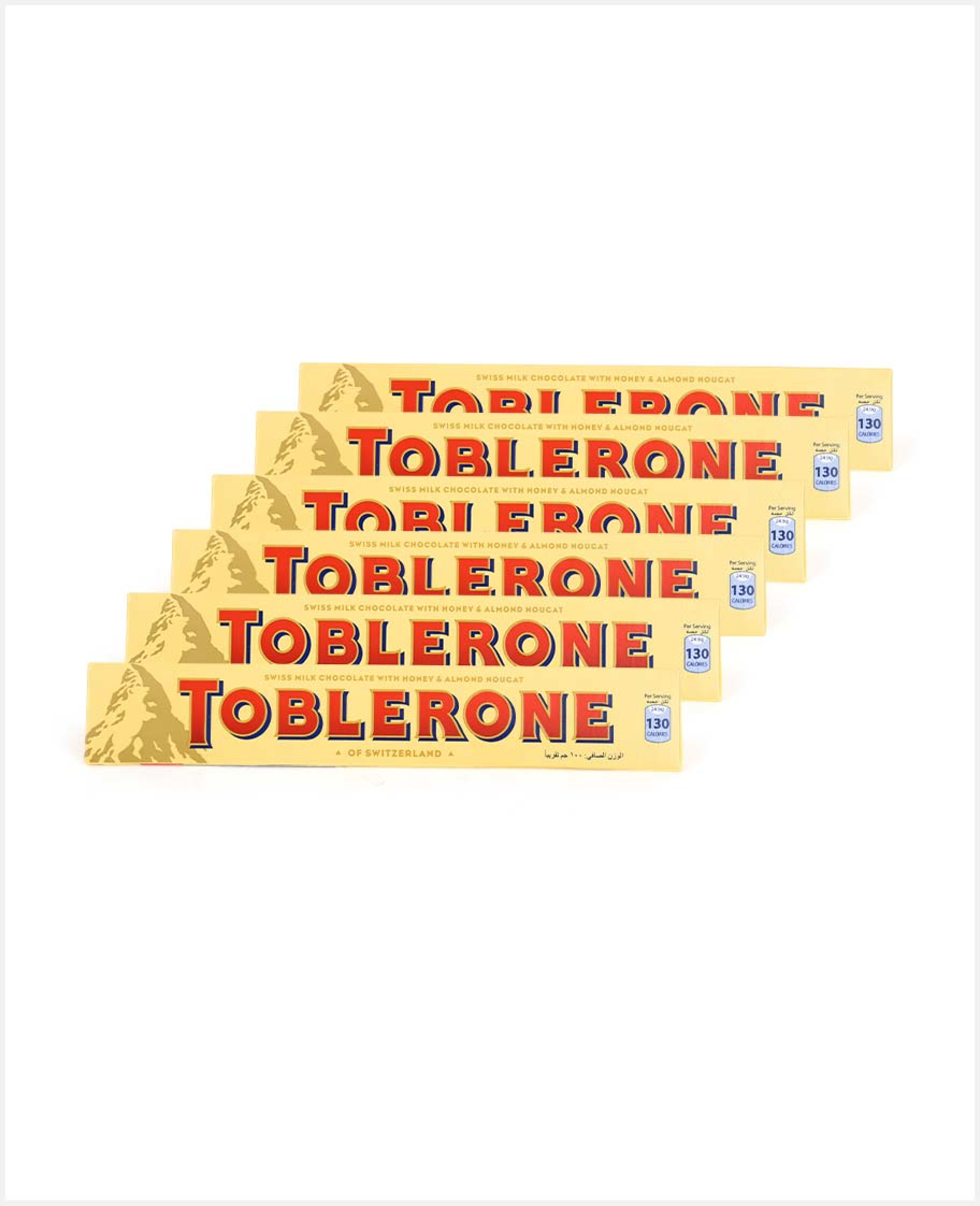 Toblerone Milk Chocolates 100gm 5+1free