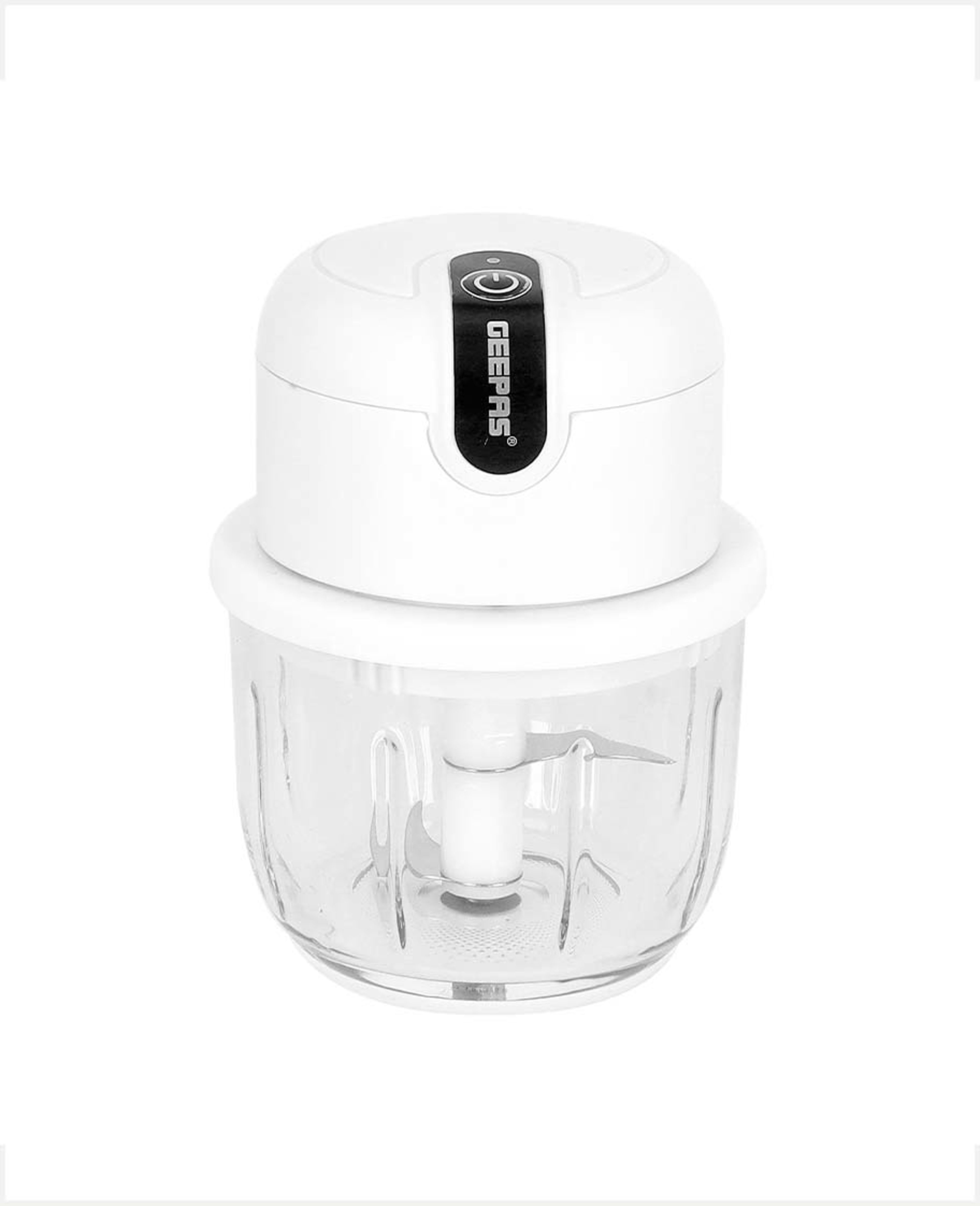 Geepas 2 Blade Rechagreable Mini Chopper 300ml Gmc42022