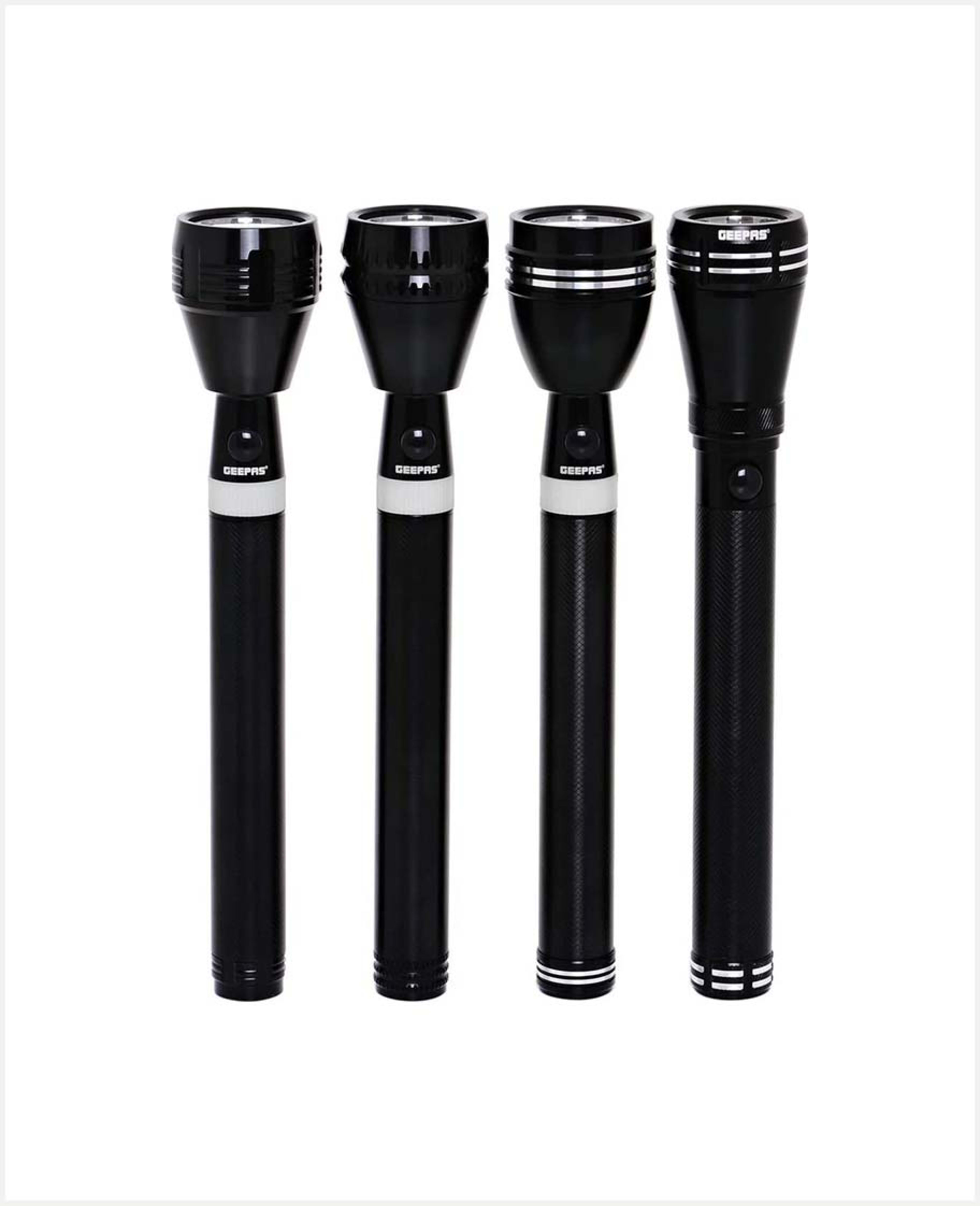 Geepas 4n1 Rechargeable LED Flashlight 400mah Gfl4639