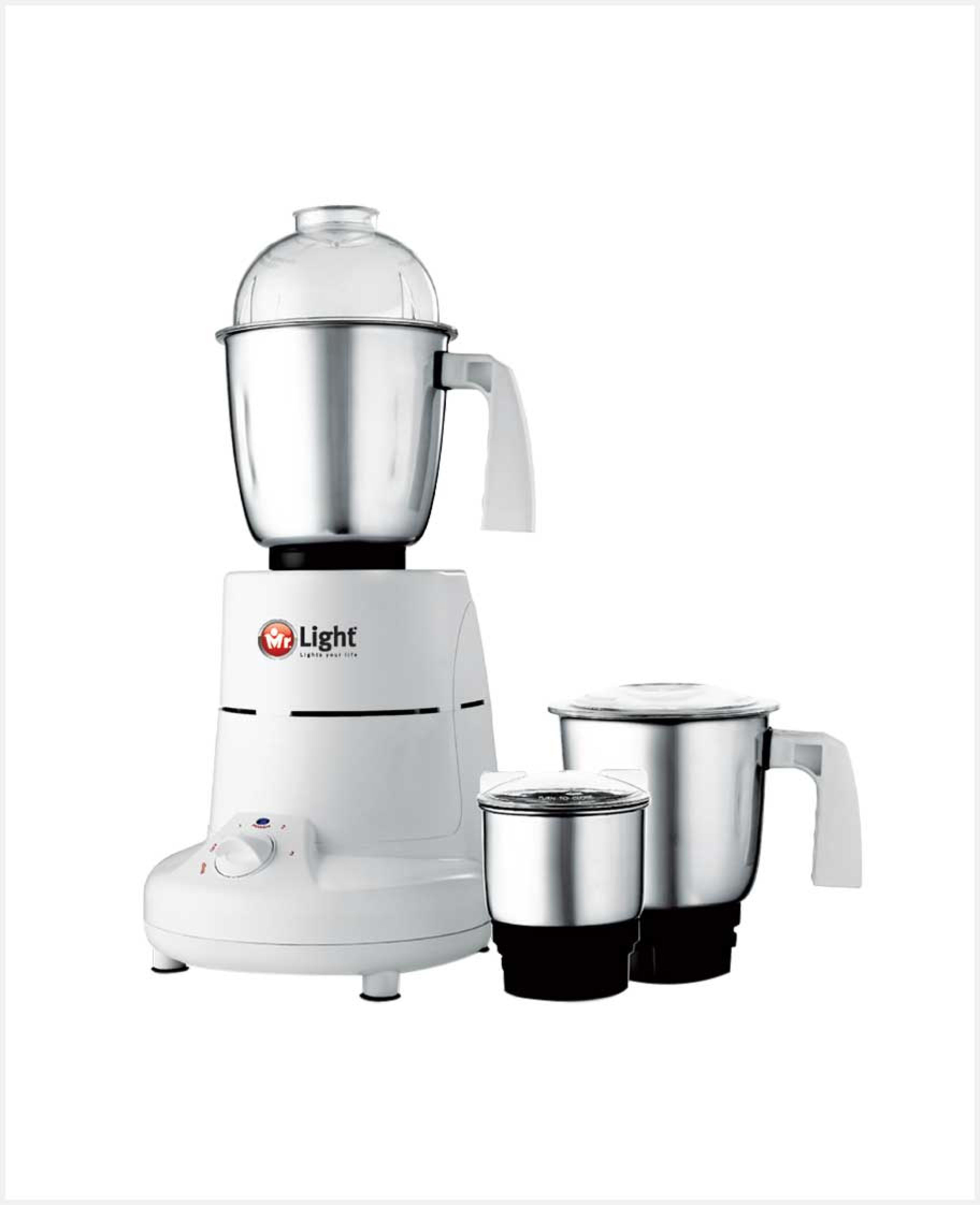 Mr. Light 3 Jar Blender Stainless Steel 750w Mr 1062