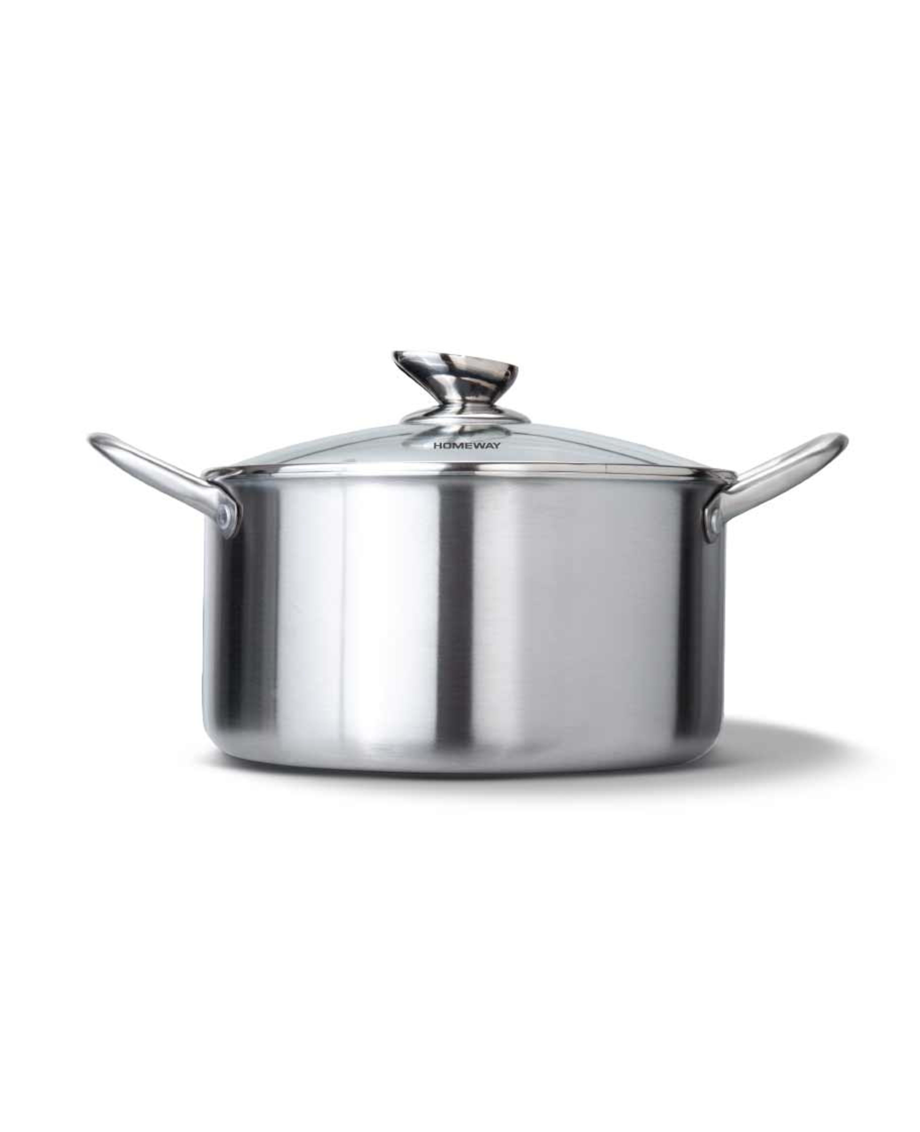 Homeway S/s Honeycomb Casserole with Lid 24cm Hw3920 - image 2