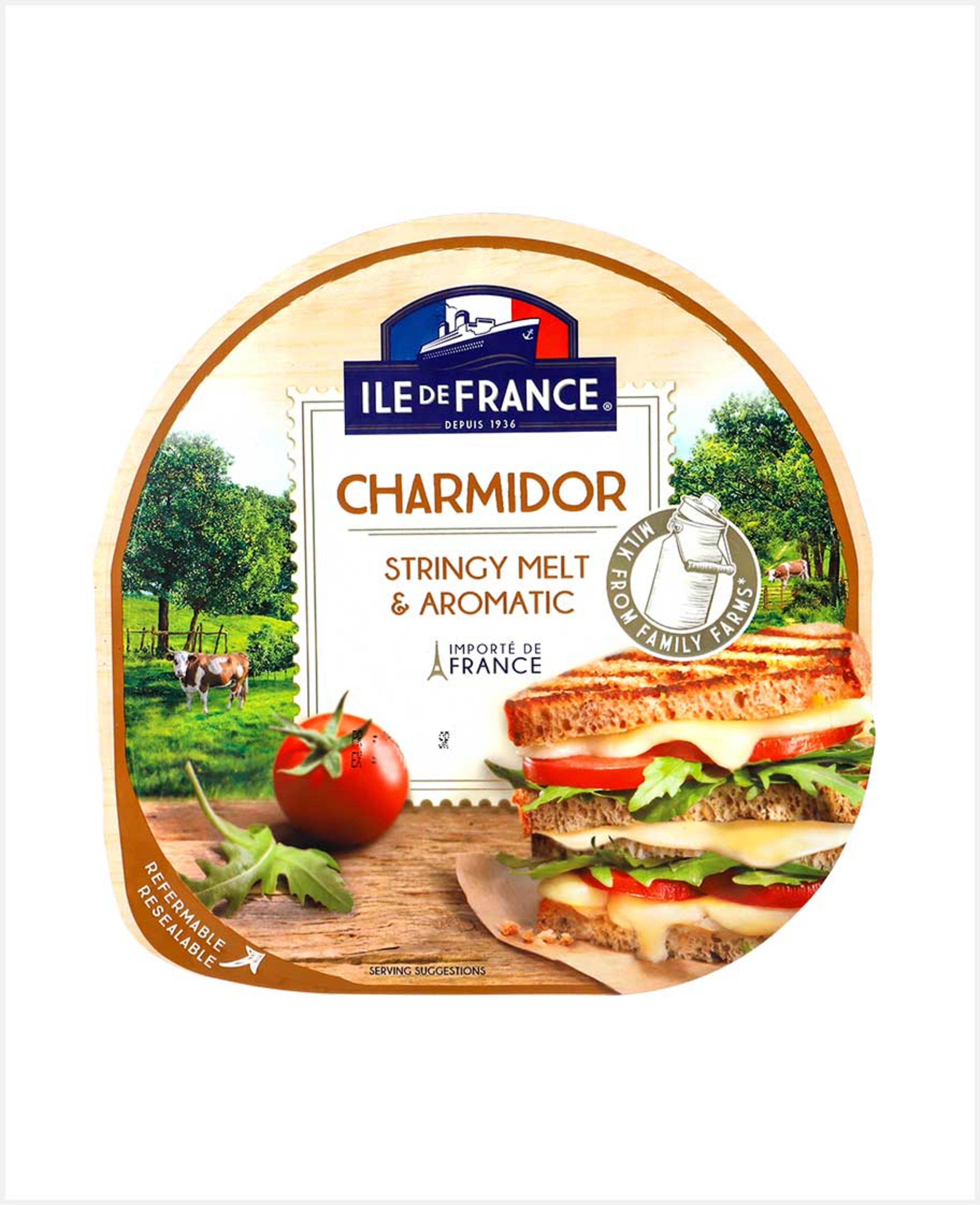 Ile De France Charmidor Stringy Melt&mild Cheese 150gm