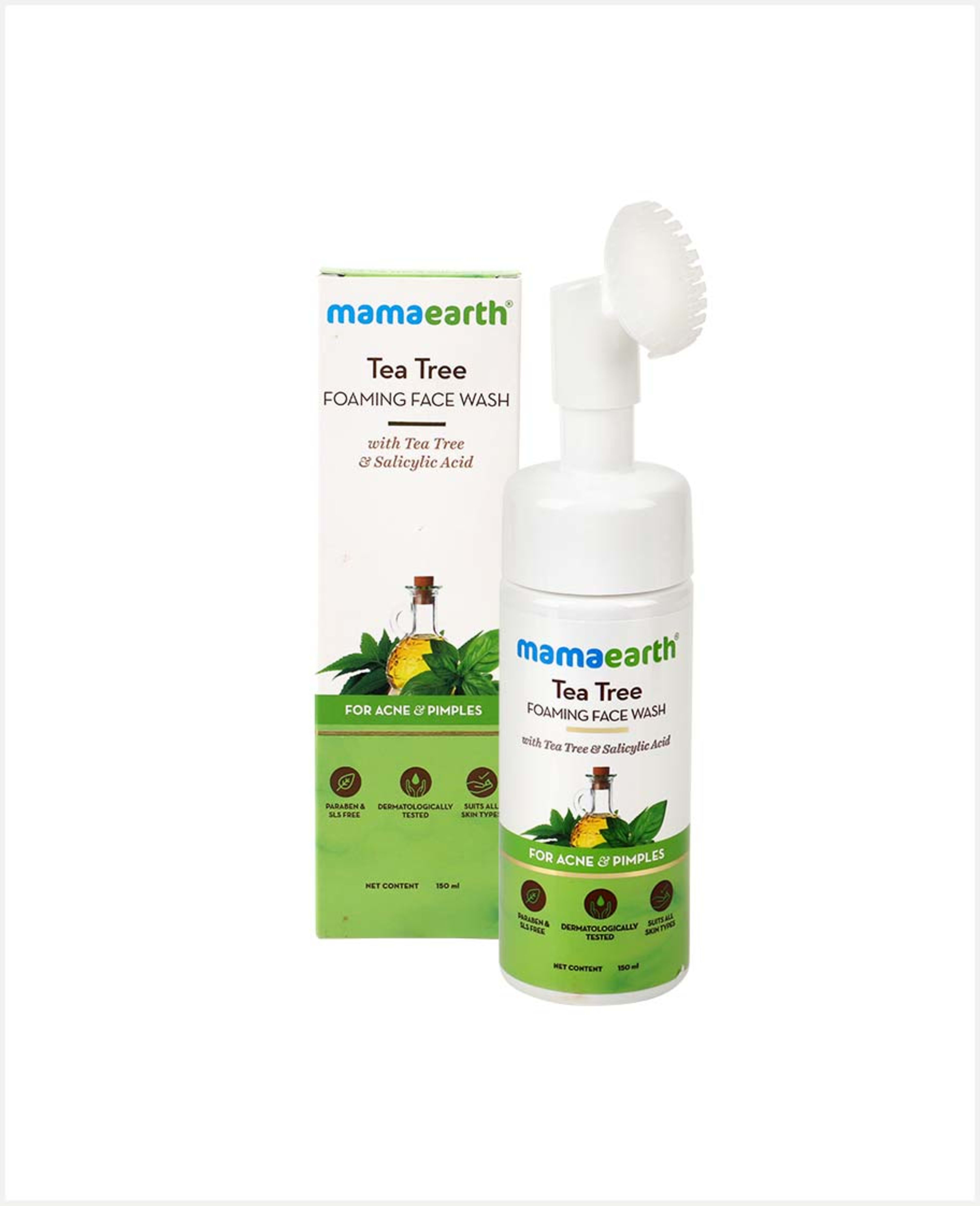 Mamaearth Teatree Foam Facewsh W/teatree&salicylc Acid 150ml