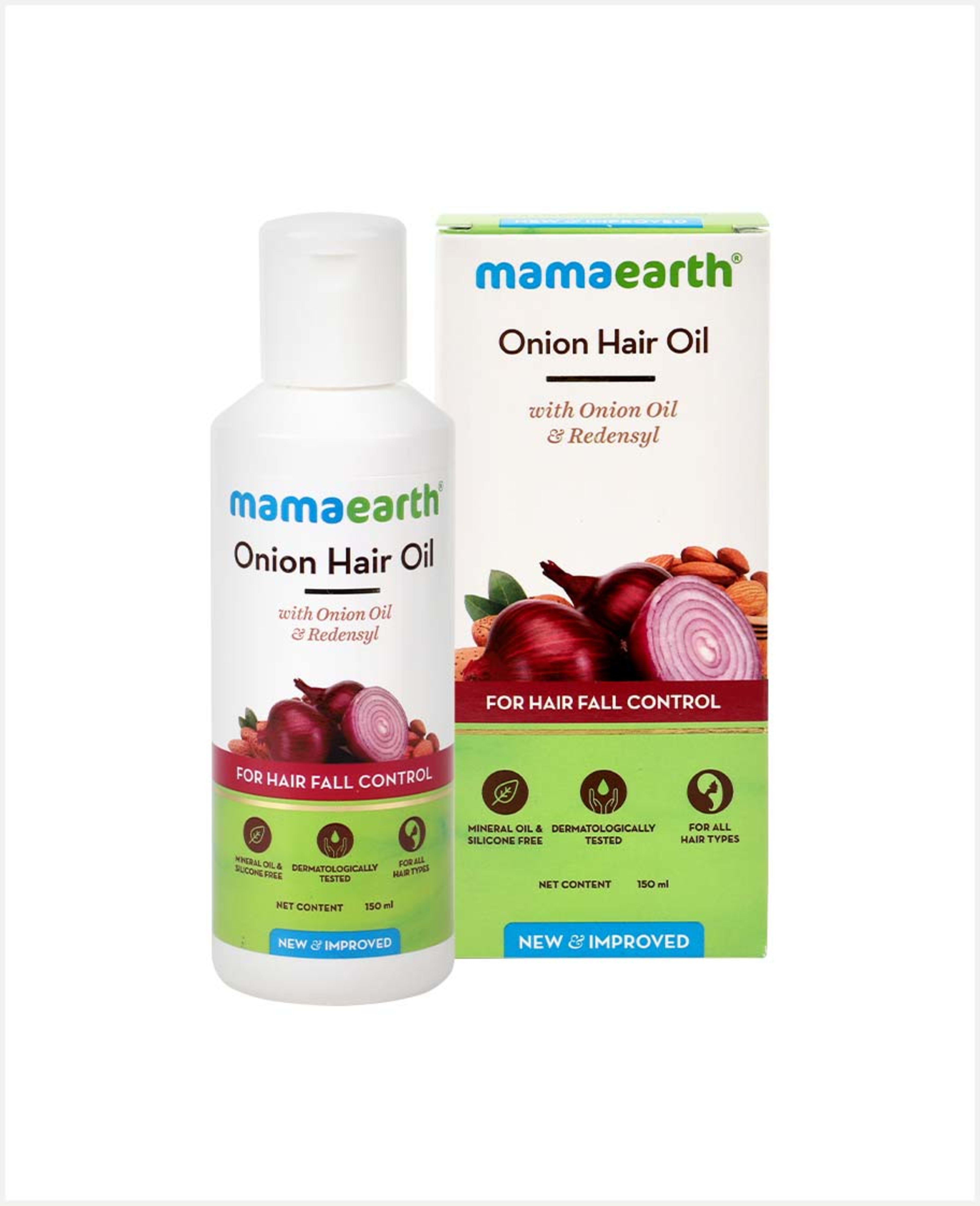 Mamaearth Onion Hair Oil for Hair Fall Control 150ml