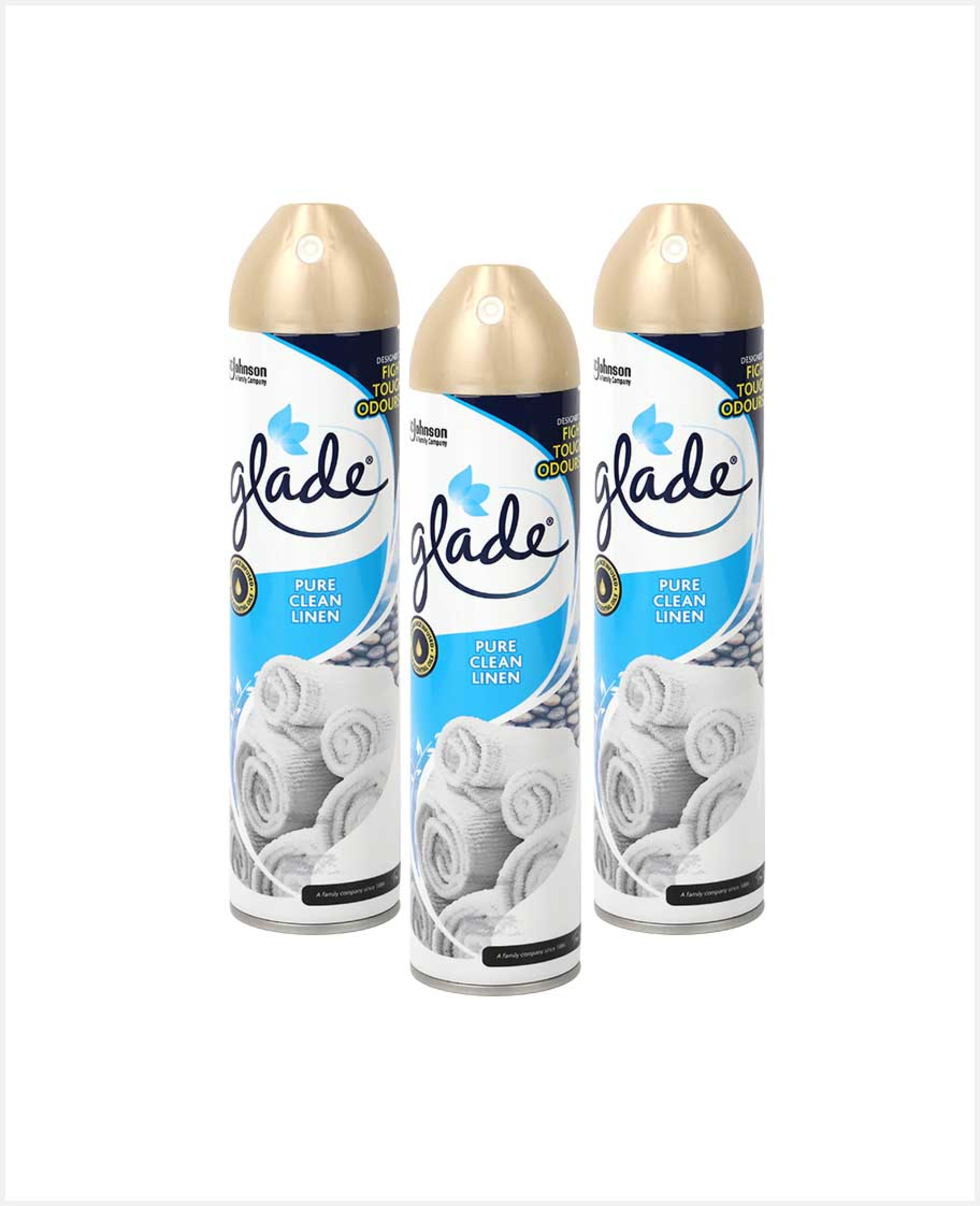 Glade Aerosol Spray Clean Linen 300ml 2+1free
