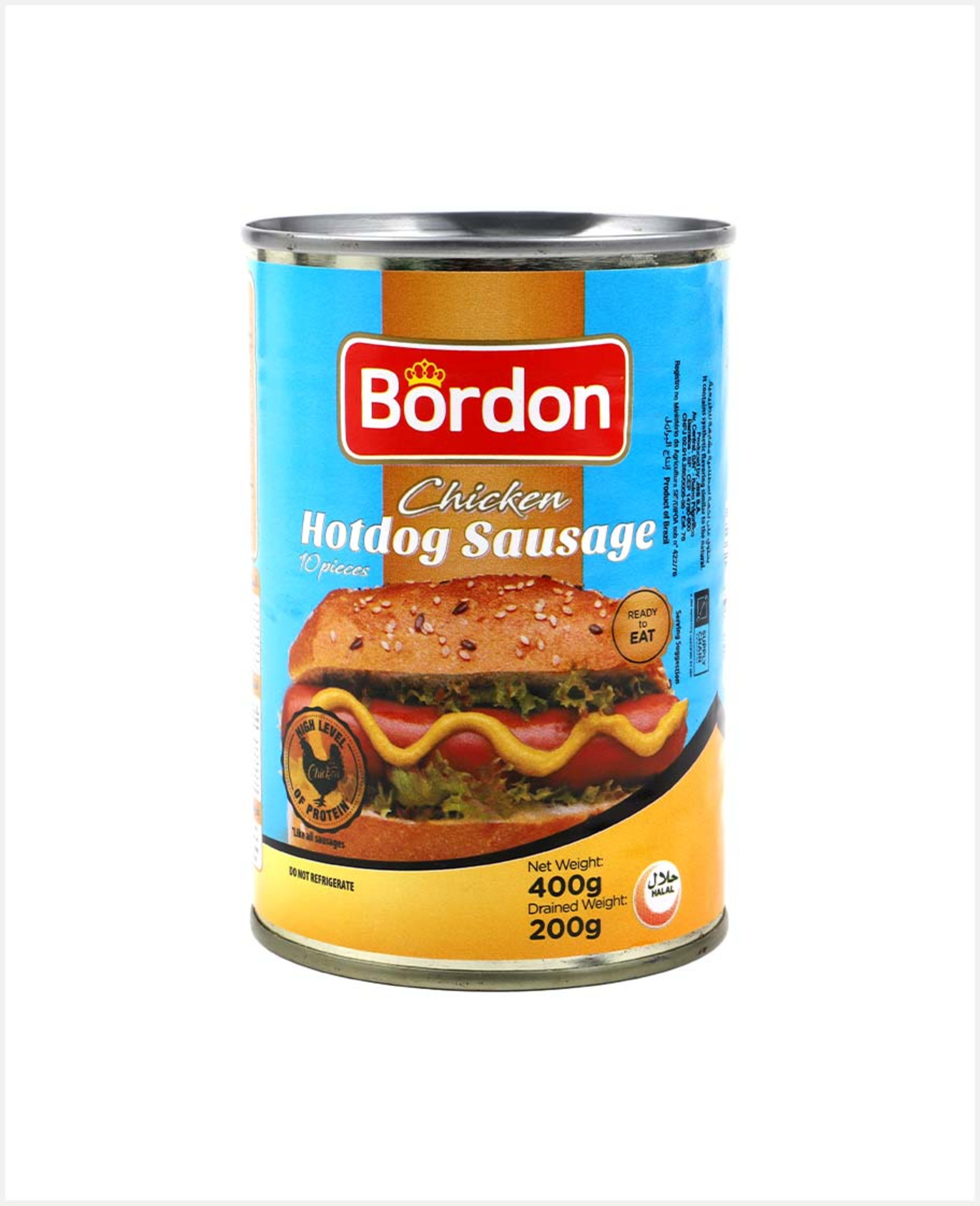 Bordon Chicken Sausage Hotdog 200gm