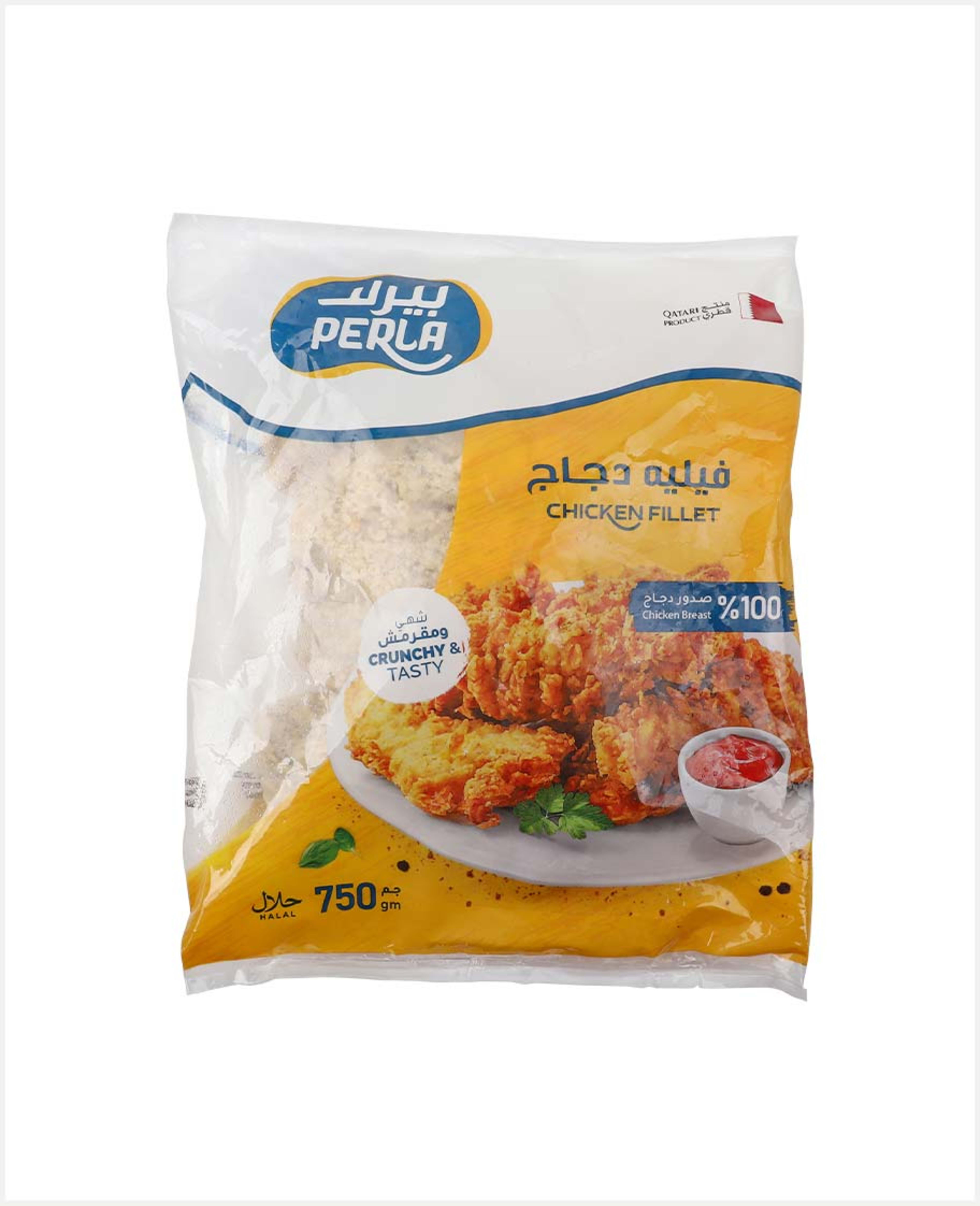 Perla Frozen Breaded Chicken Fillets 750gm