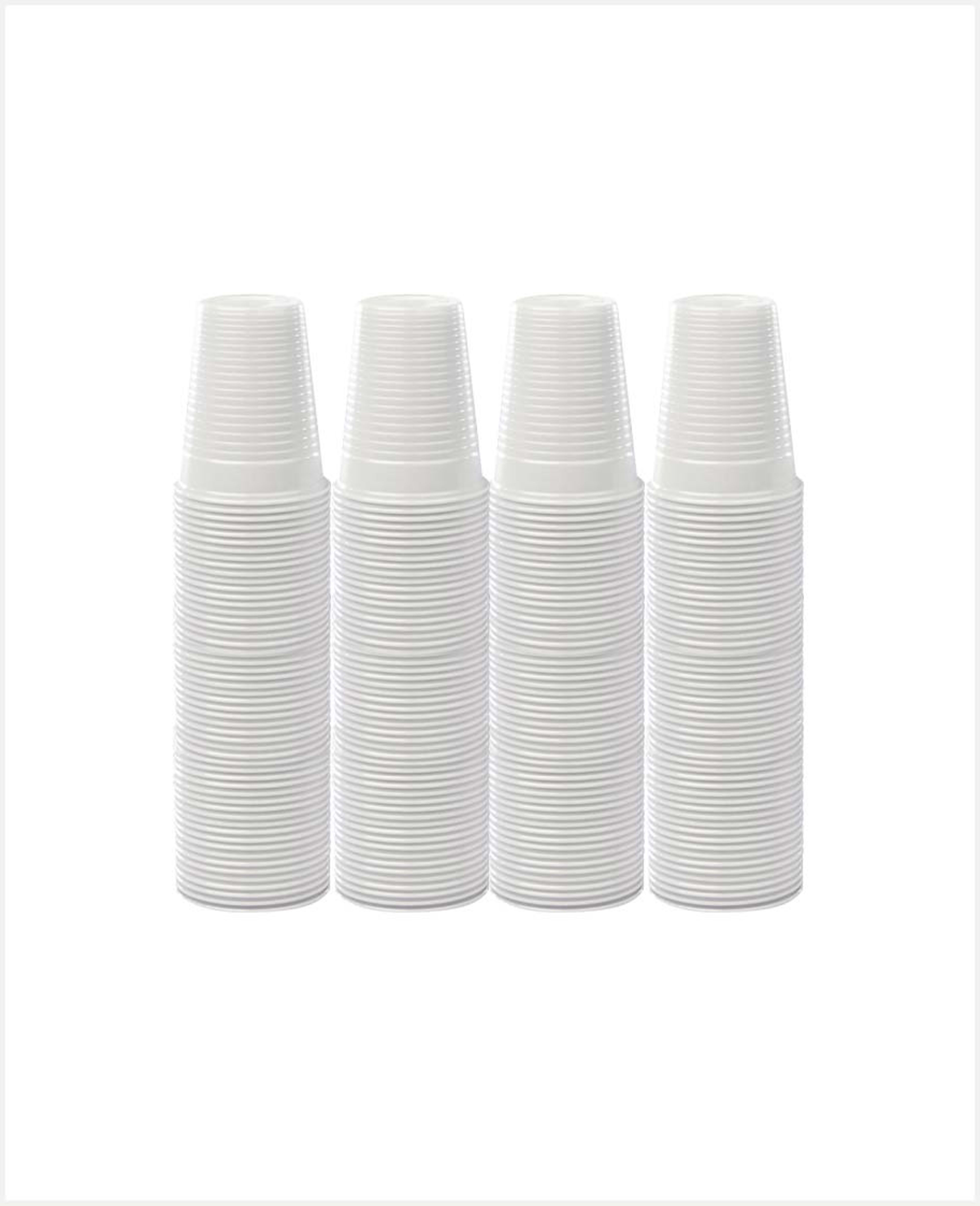 Q Pac Plastic Disposable Cup 7oz 5x50s Pgw-7oz