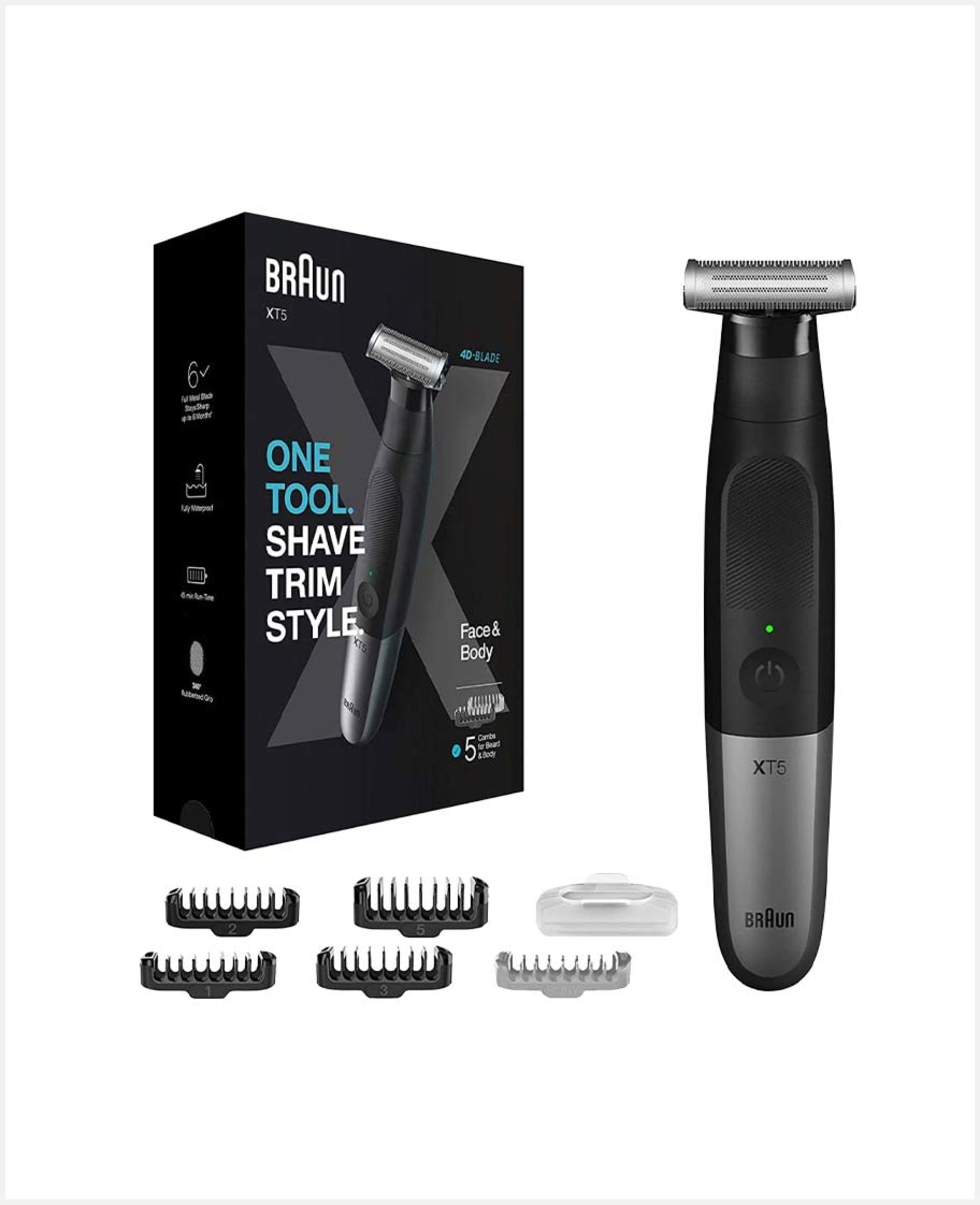 Braun Wet and Dry Ste Metallic Silver Xt-5100