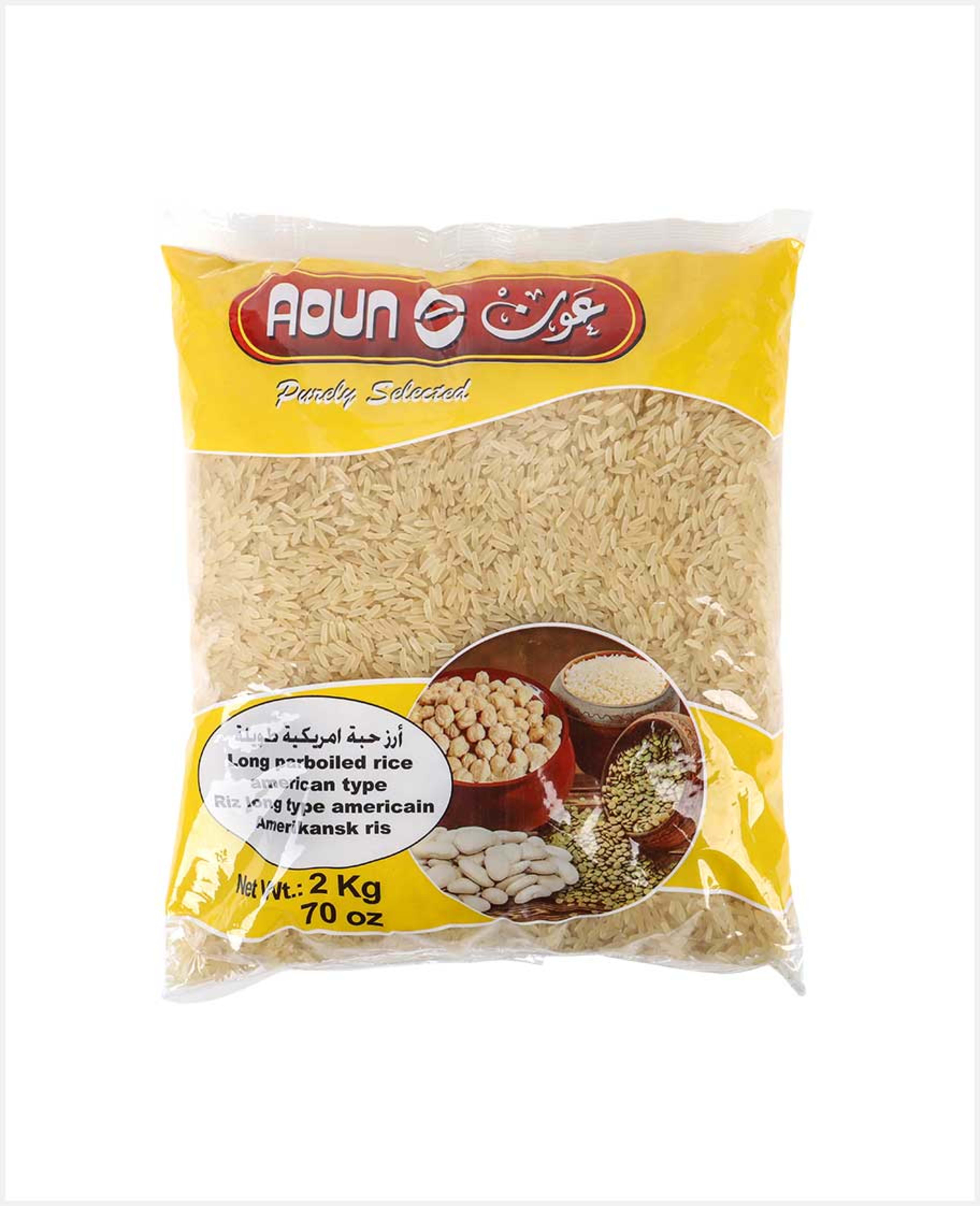 Aoun Parboiled Rice 2kg