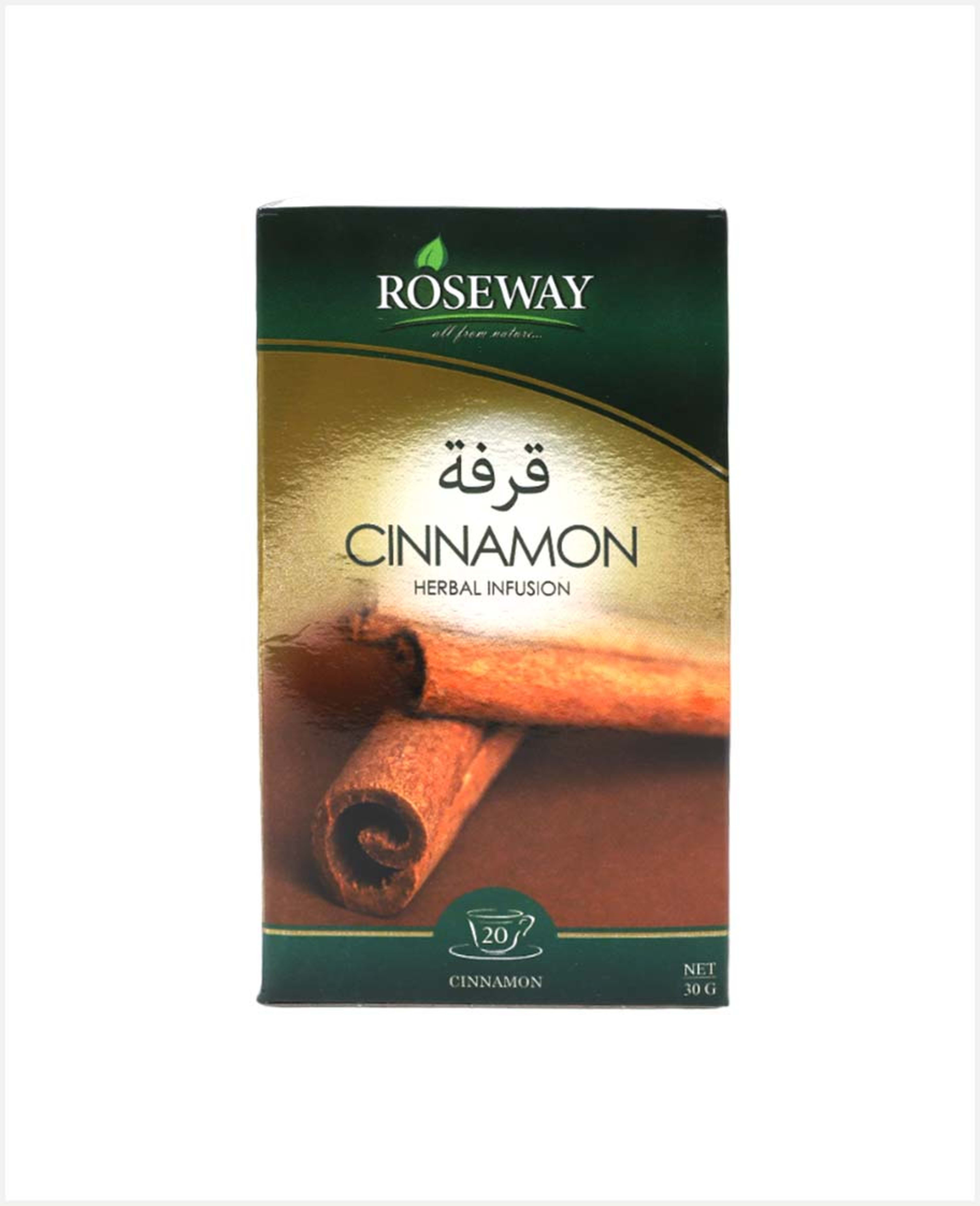 Roseway Cinnamon Herbal Infusion Tea 20pcs 30gm