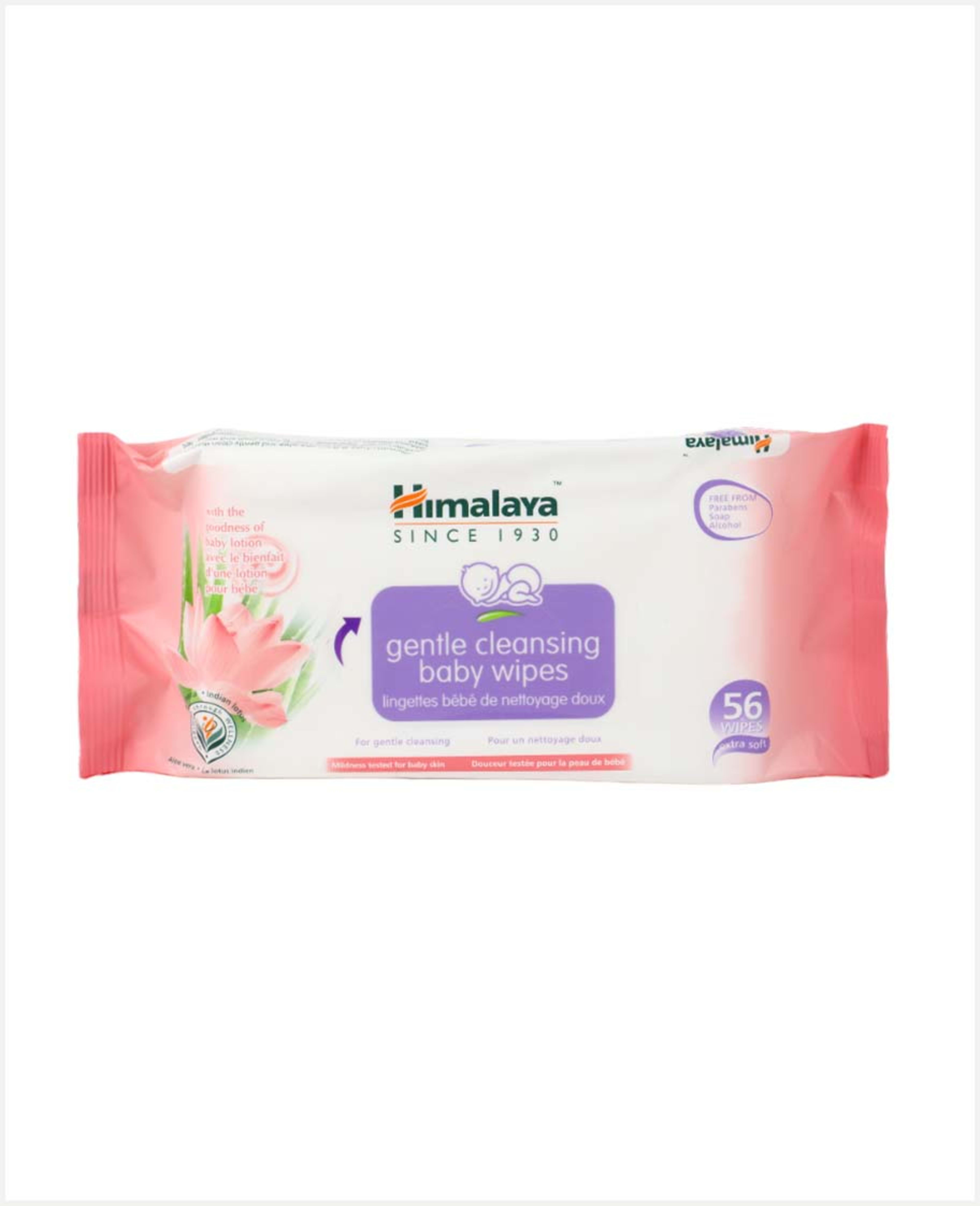 Himalaya Gentle Cleansing Baby Wipes 56s