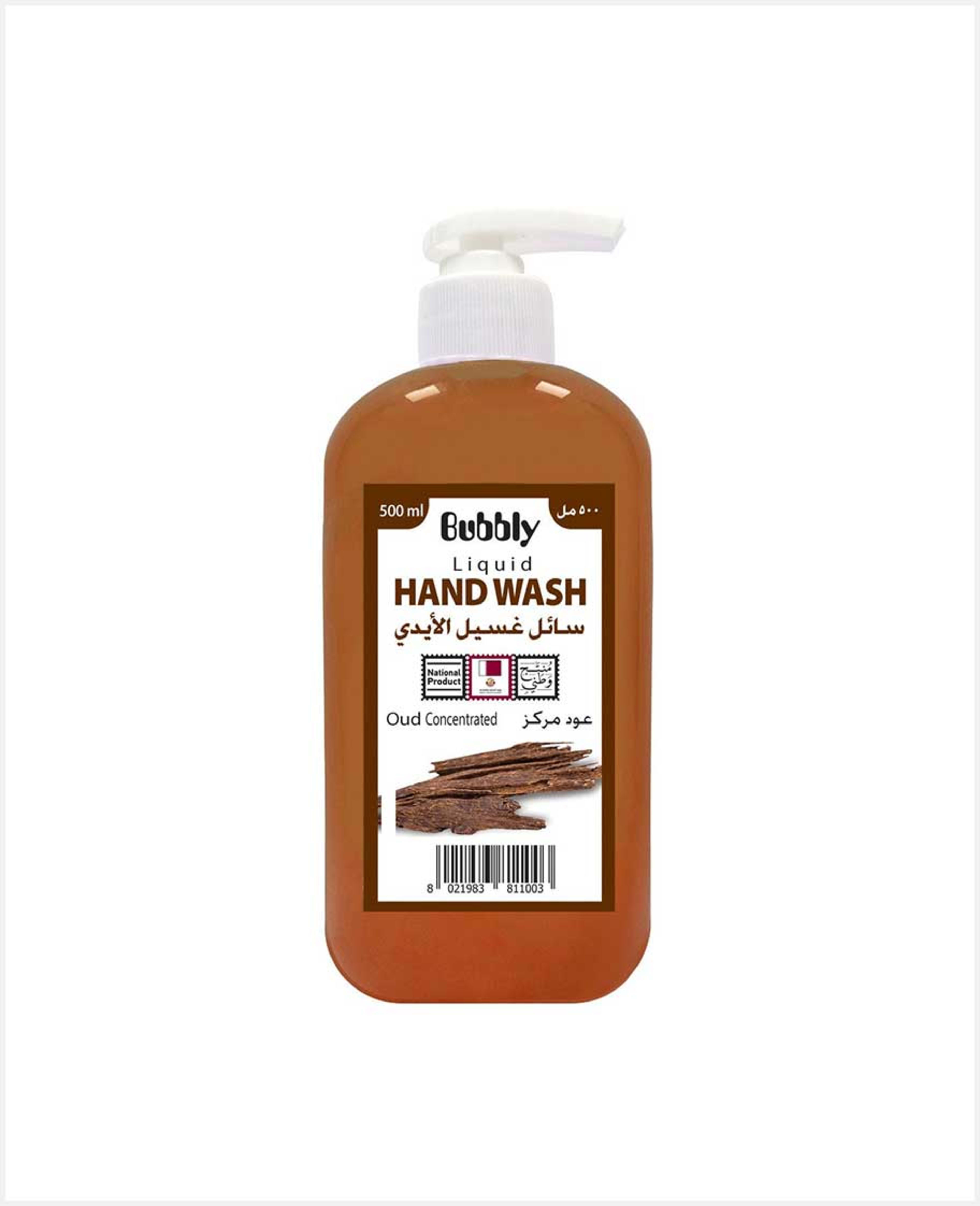 Bubbly Liquid Handwash Oud Concentrated 500ml