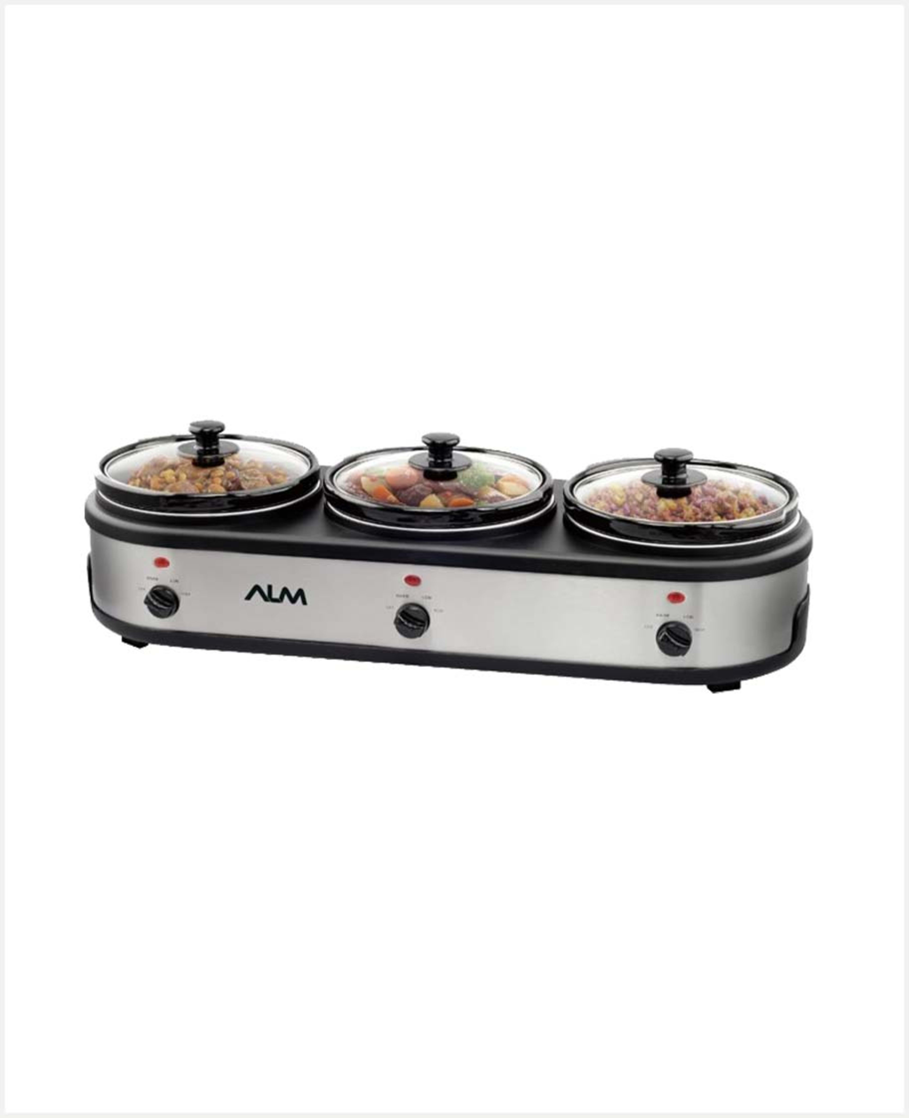 Alm Slow Cooker 3x2.5ltr 3x140watt Alm-sc3250