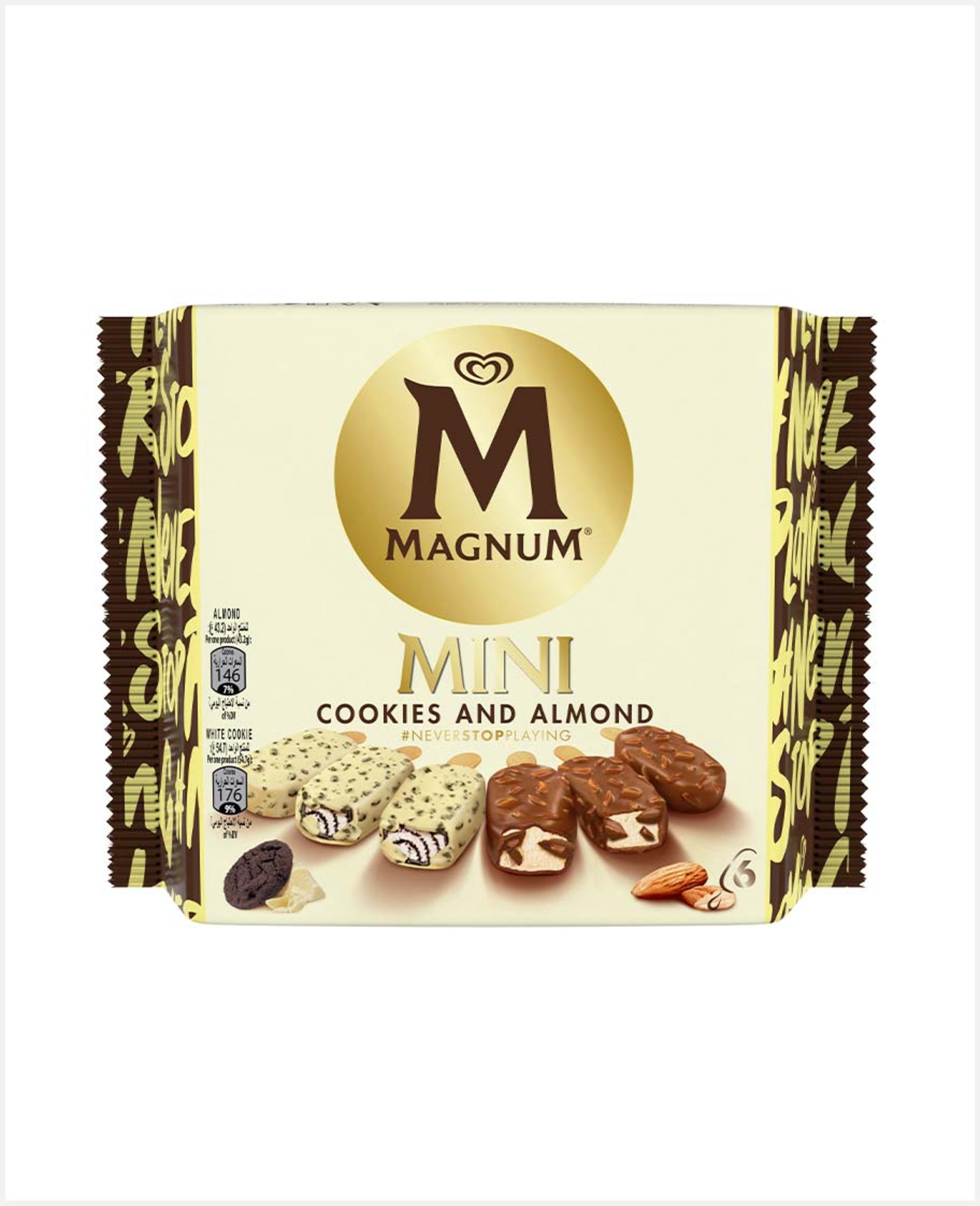 Magnum Mini Cookie and Almond Ice Cream 345ml