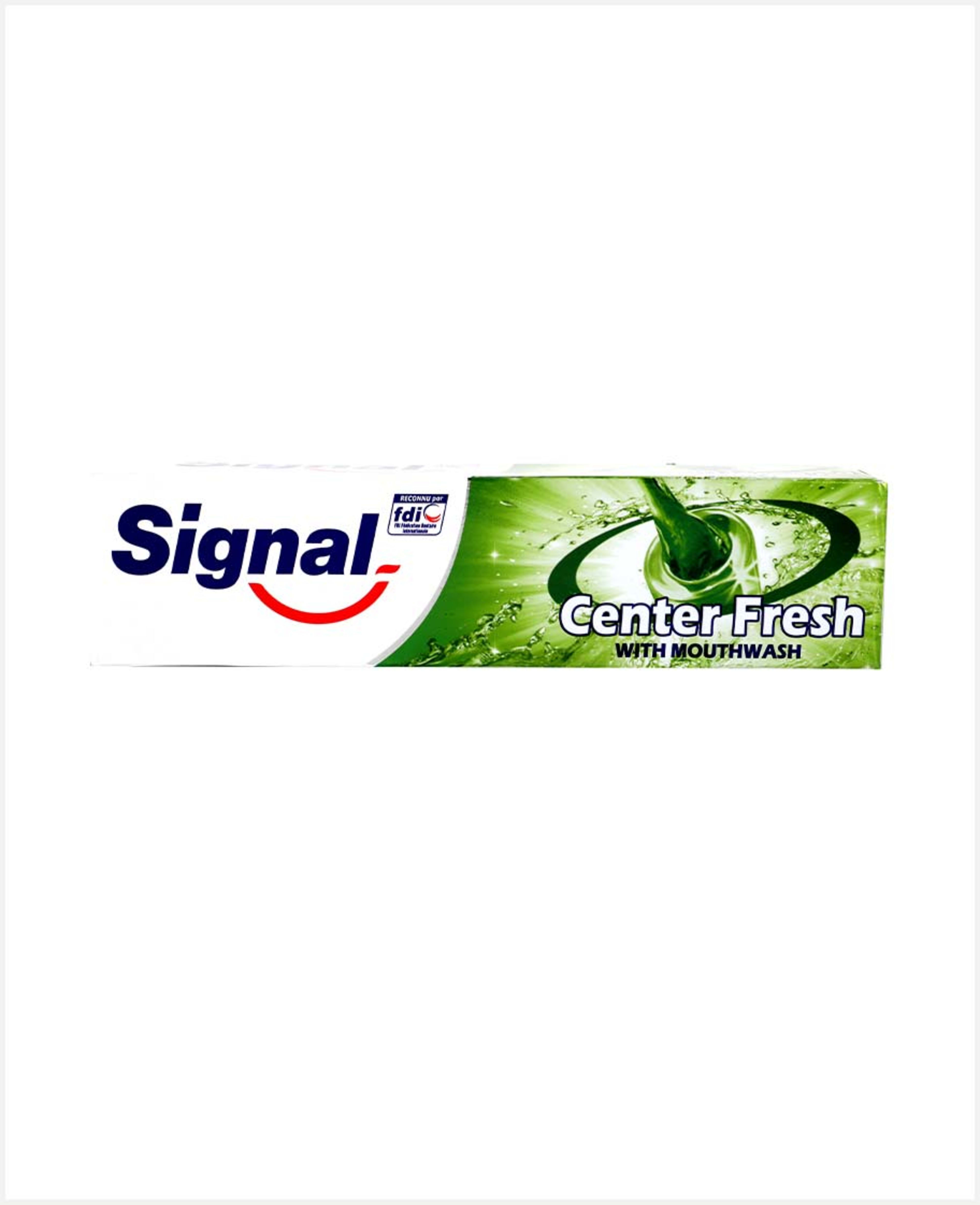 Signal Center Fresh with Mouthwash Toothpaste Green 100ml