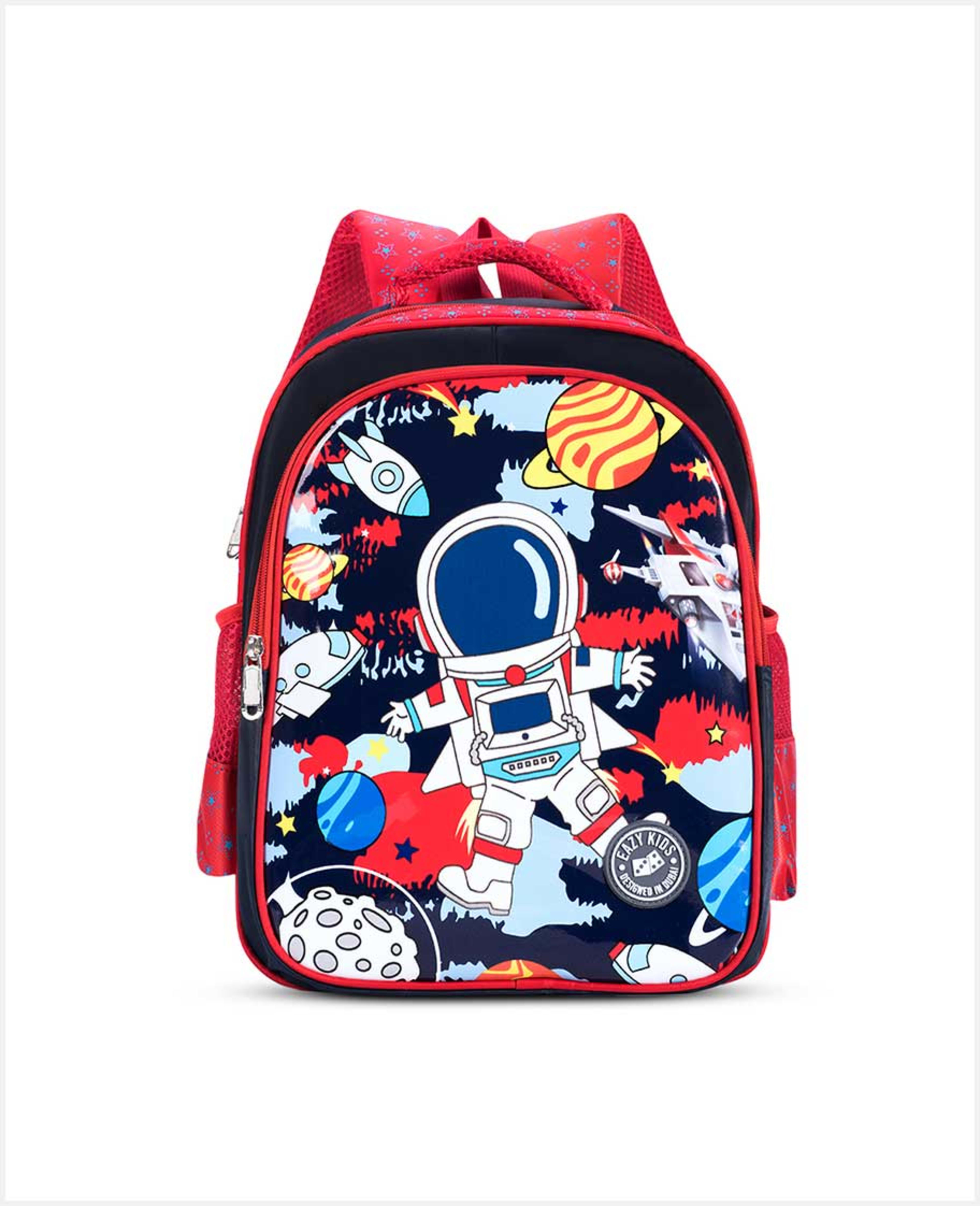 Eazy Kids Bts3 Astronaut School Bag Red 13in Ez_sb37_rdma