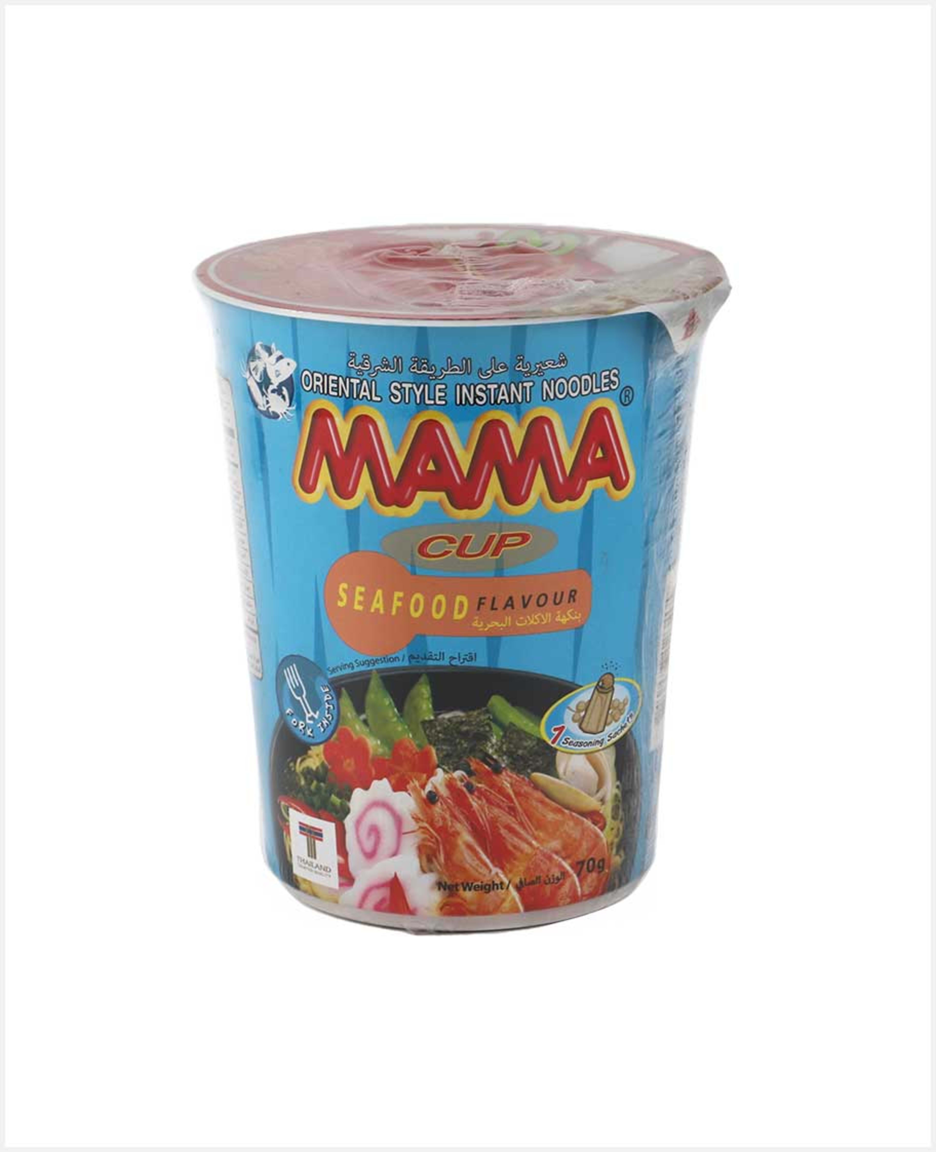 Mama Seafood Flavour Instant Noodles Cup 70gm