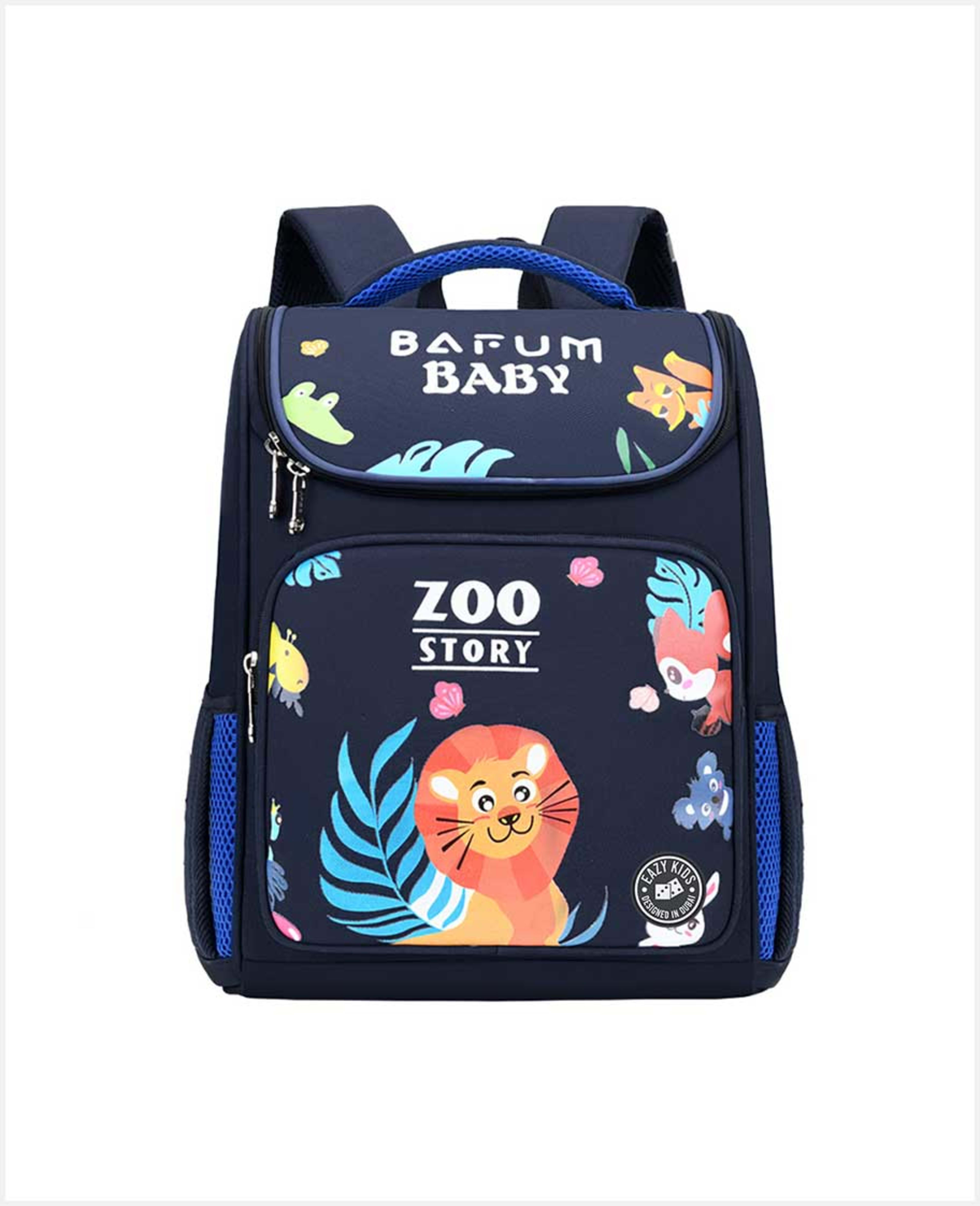 Eazy Kids Bts3 Leo School Bag Blue 15in Ez_sb09_buzo
