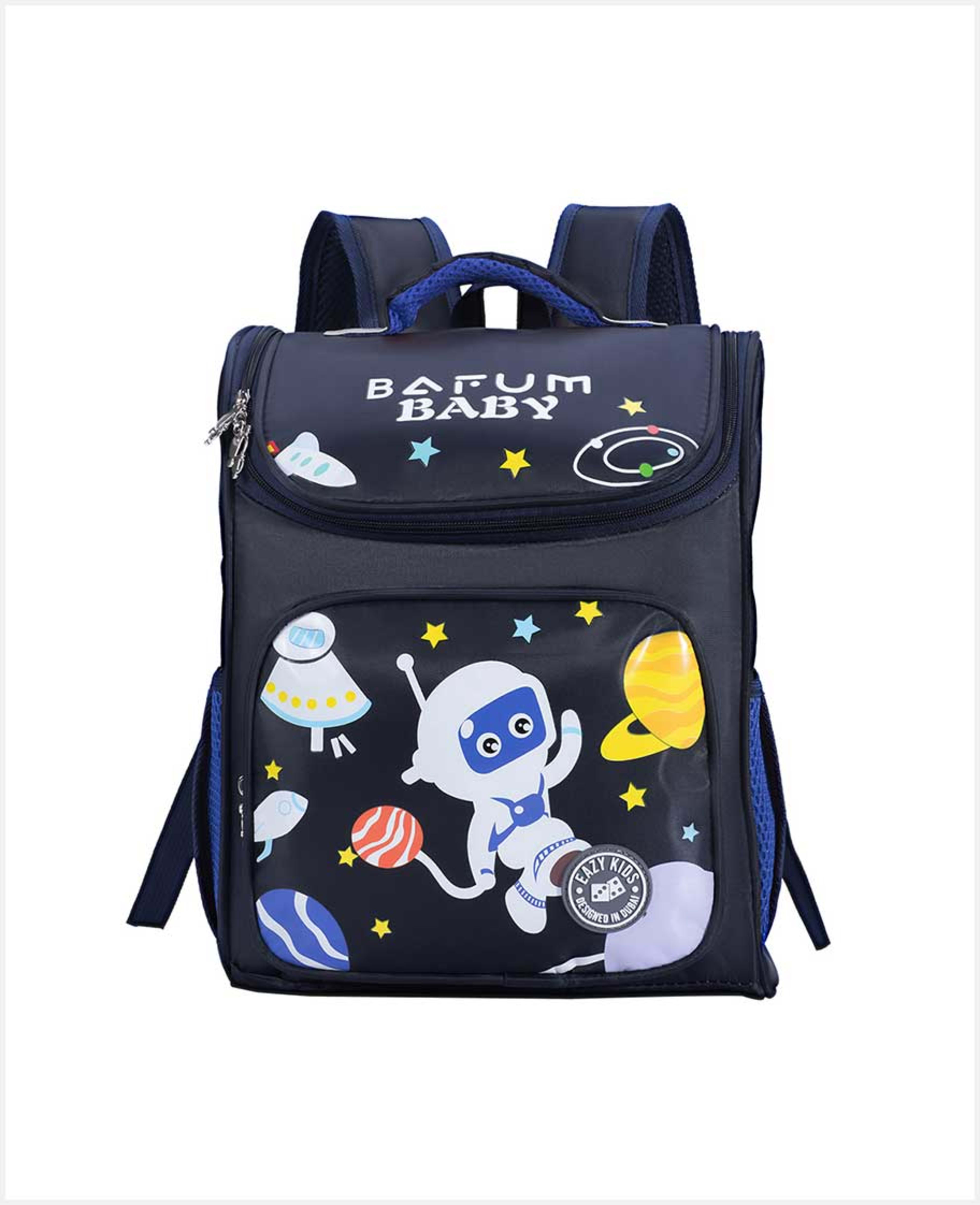 Eazy Kids Bts3 Astronaut School Bag-blue 15in Ez_sb09_buas