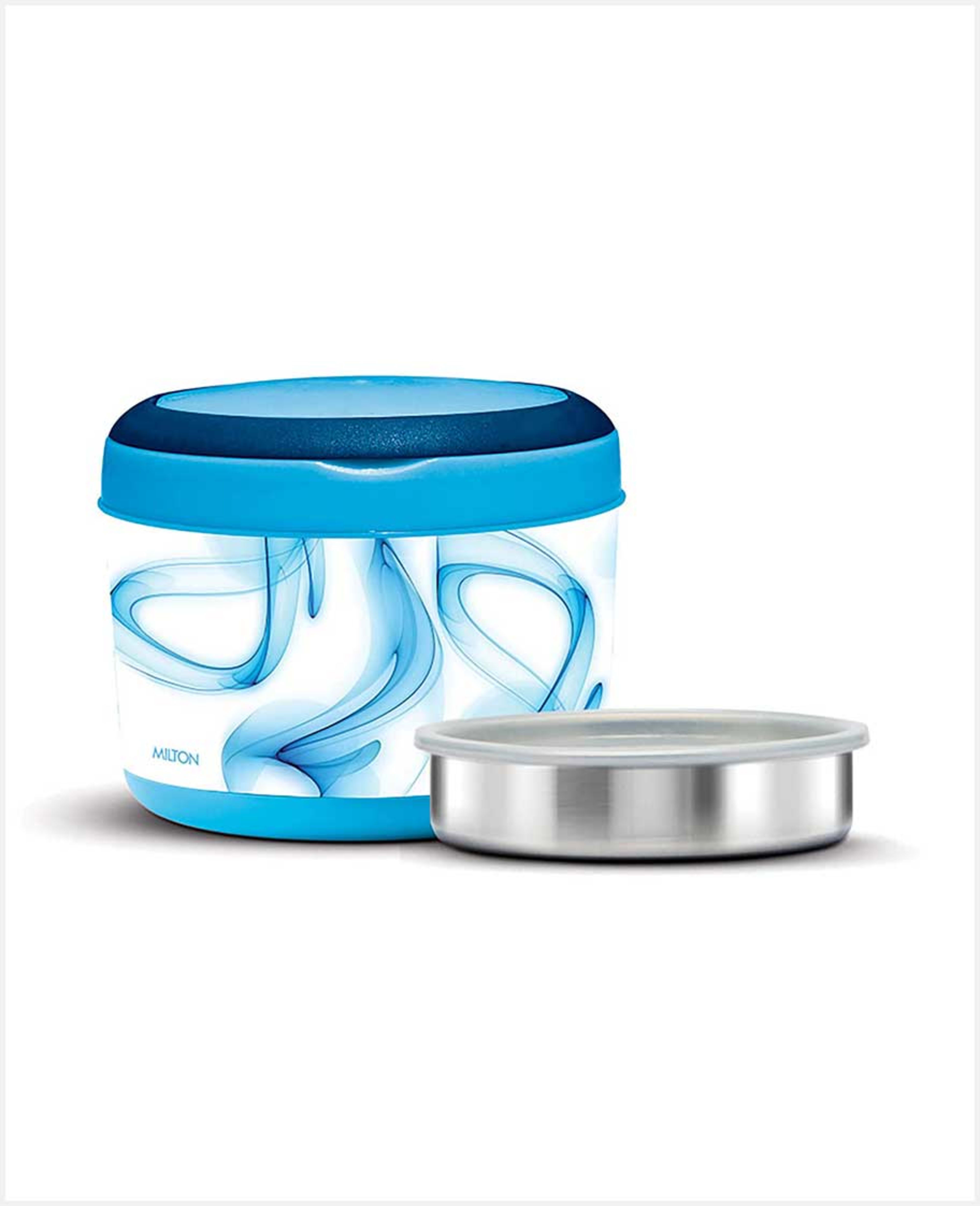 Milton Bts3 S/s Lunch Box W/ Plate&handle 900ml Mt_brc900_bu