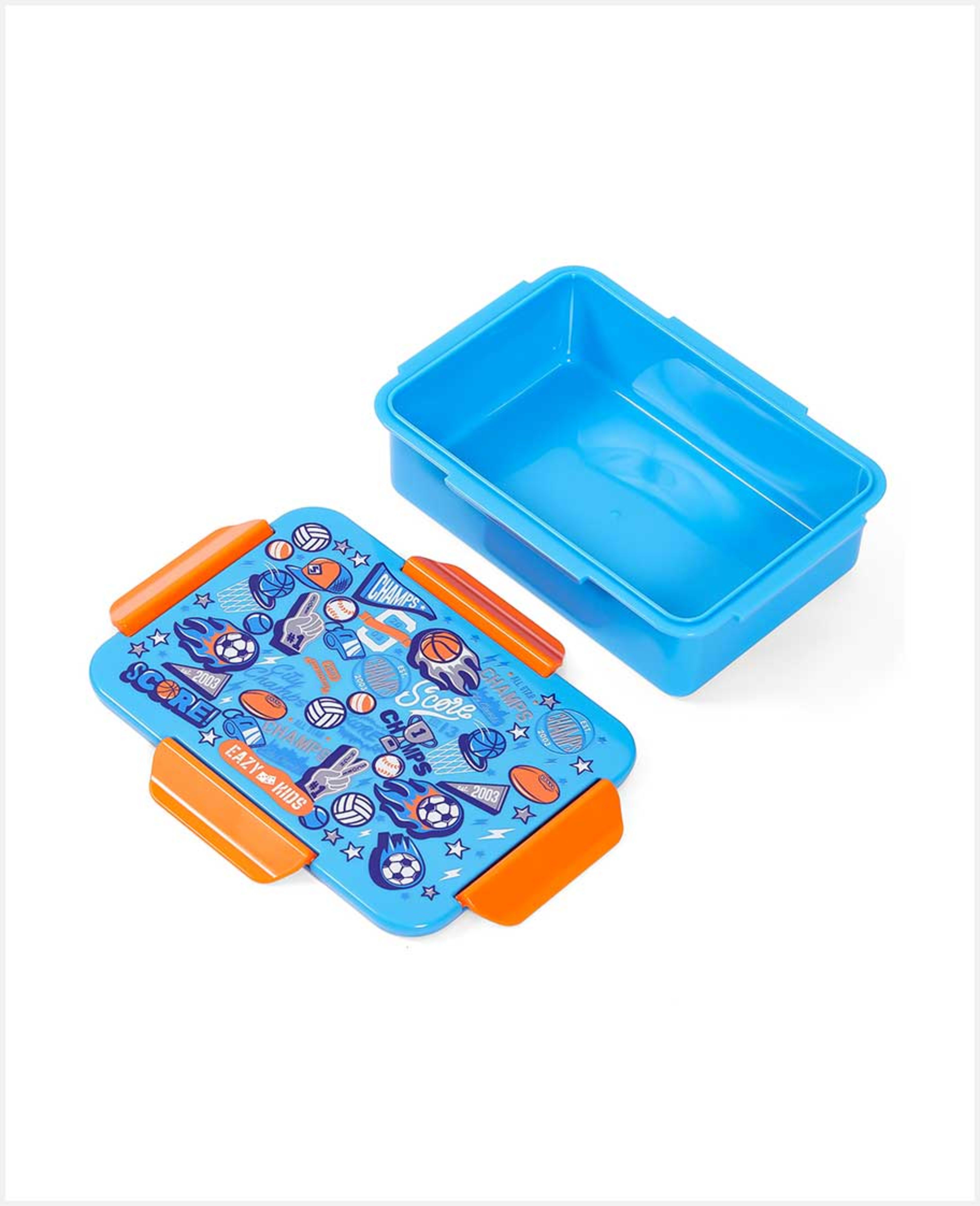 Eazy Kids Bts3 Lunch Box Soccer Blue 850ml Ez_tlb1_fbbu