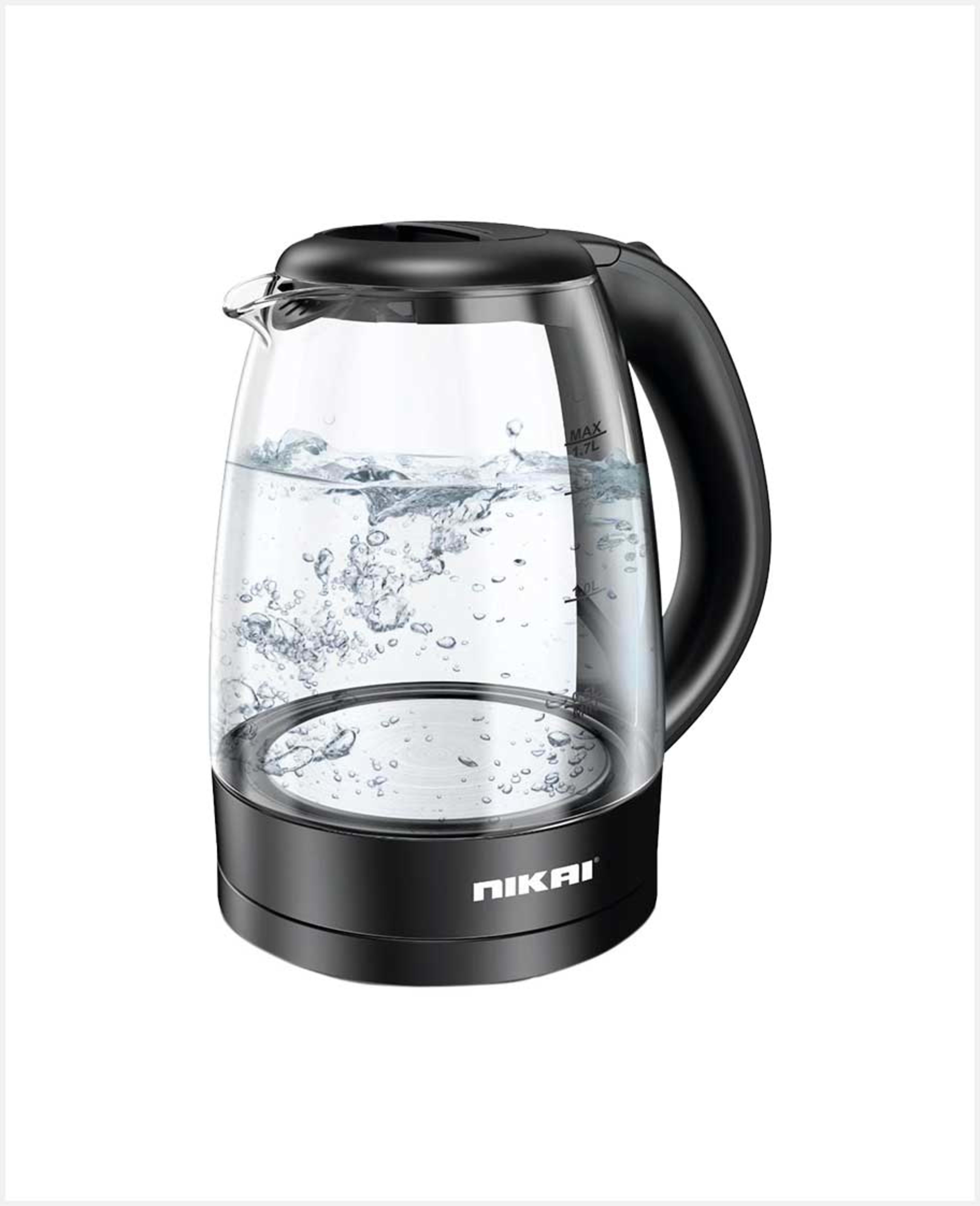Nikai Glass Pot Kettle 1.7l 2200w Nk323g