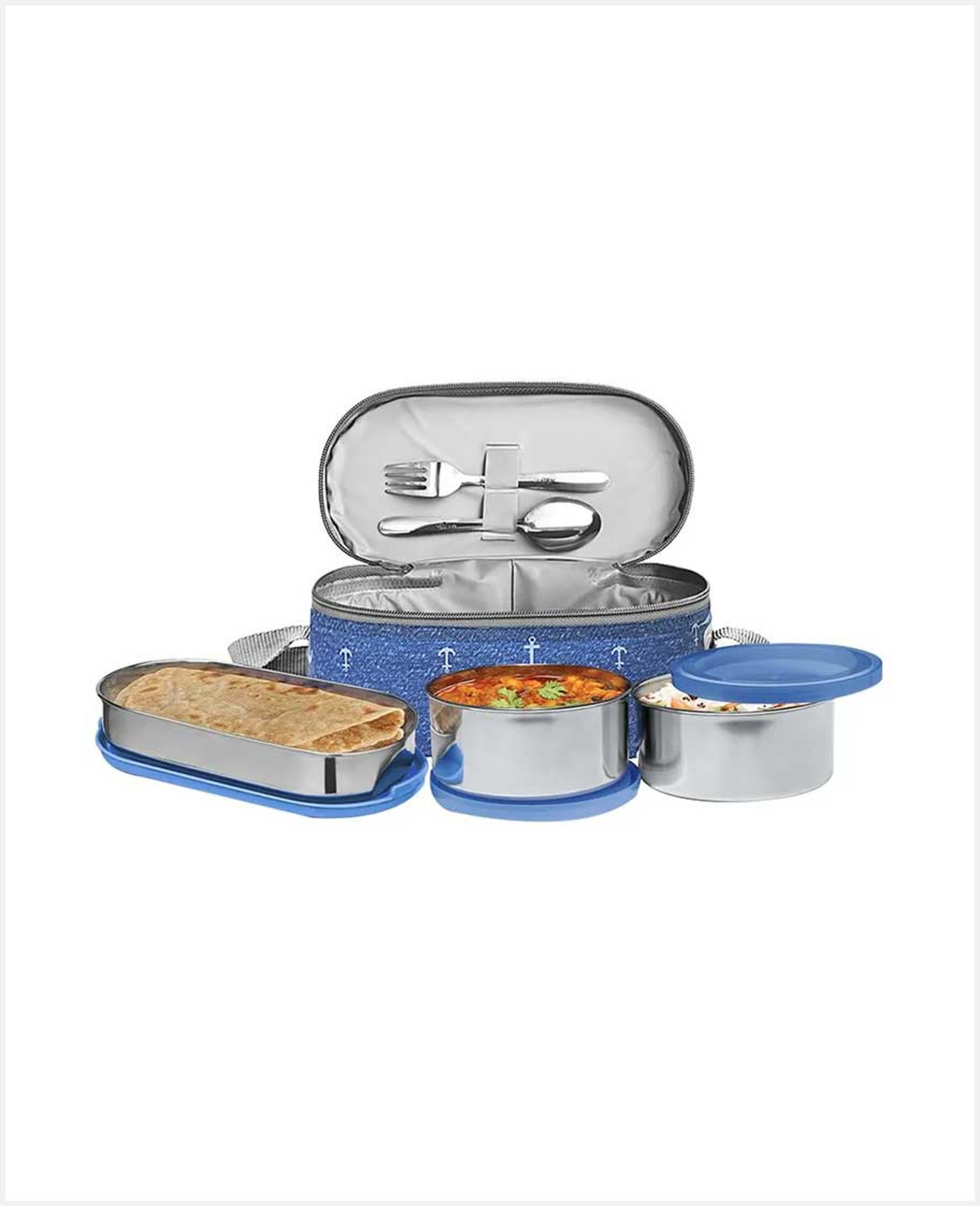 Milton Bts3 Corporate S/s Lunch Box W/bag Blue Mt_cop_bu