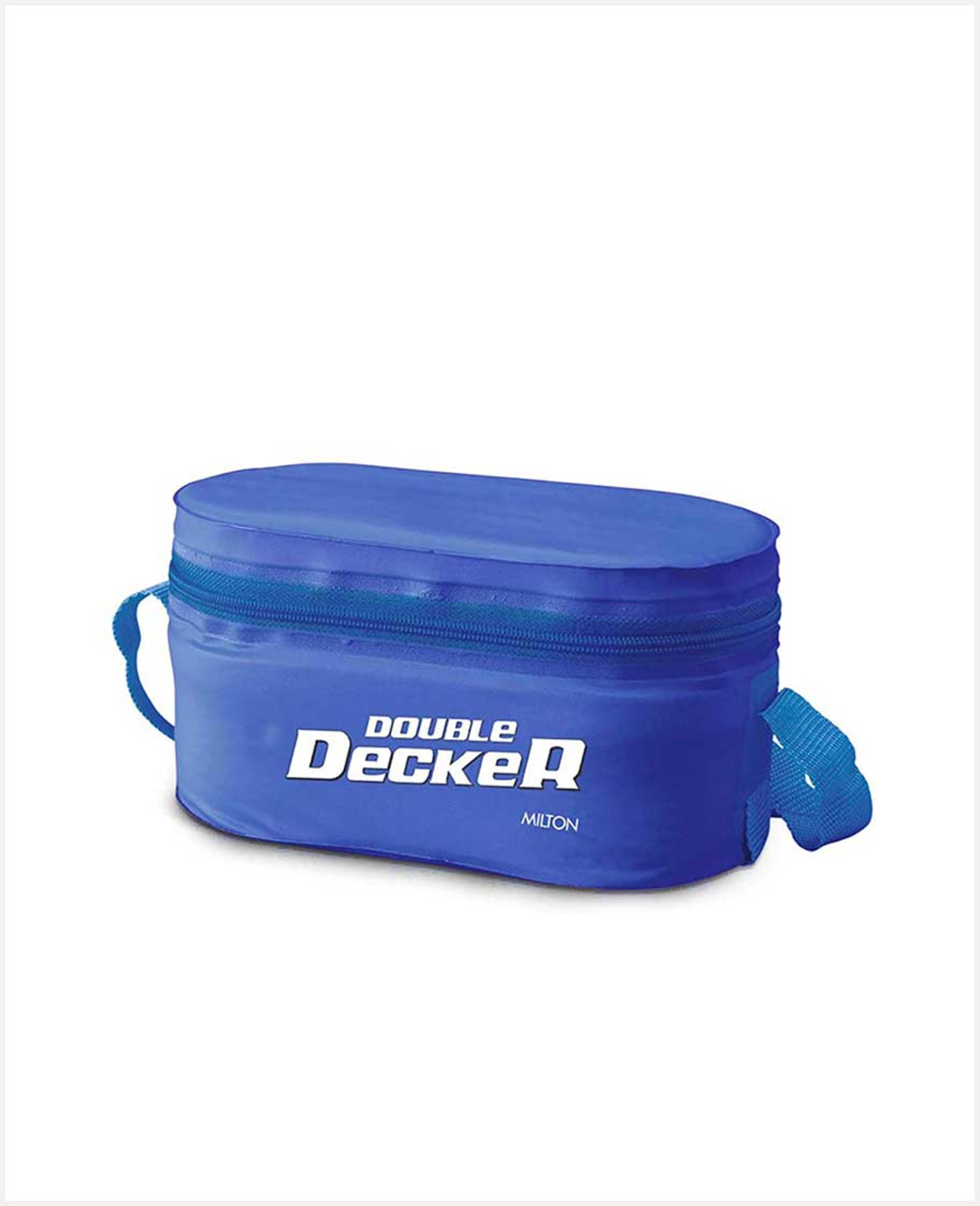 Milton Bts3 Plstc Doubl Deckr Lunchbox W/bag Blue Mt_dds3_bu - image 2